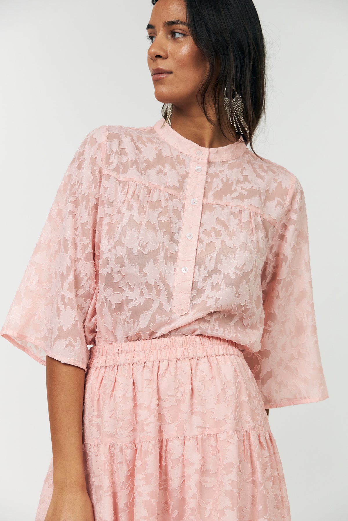 Lollys Laundry LouiseLL Bluse Blouse Rosa