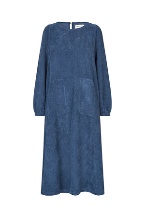 Lollys Laundry LucasLL Midi Dress LS Dress Dunkelblau