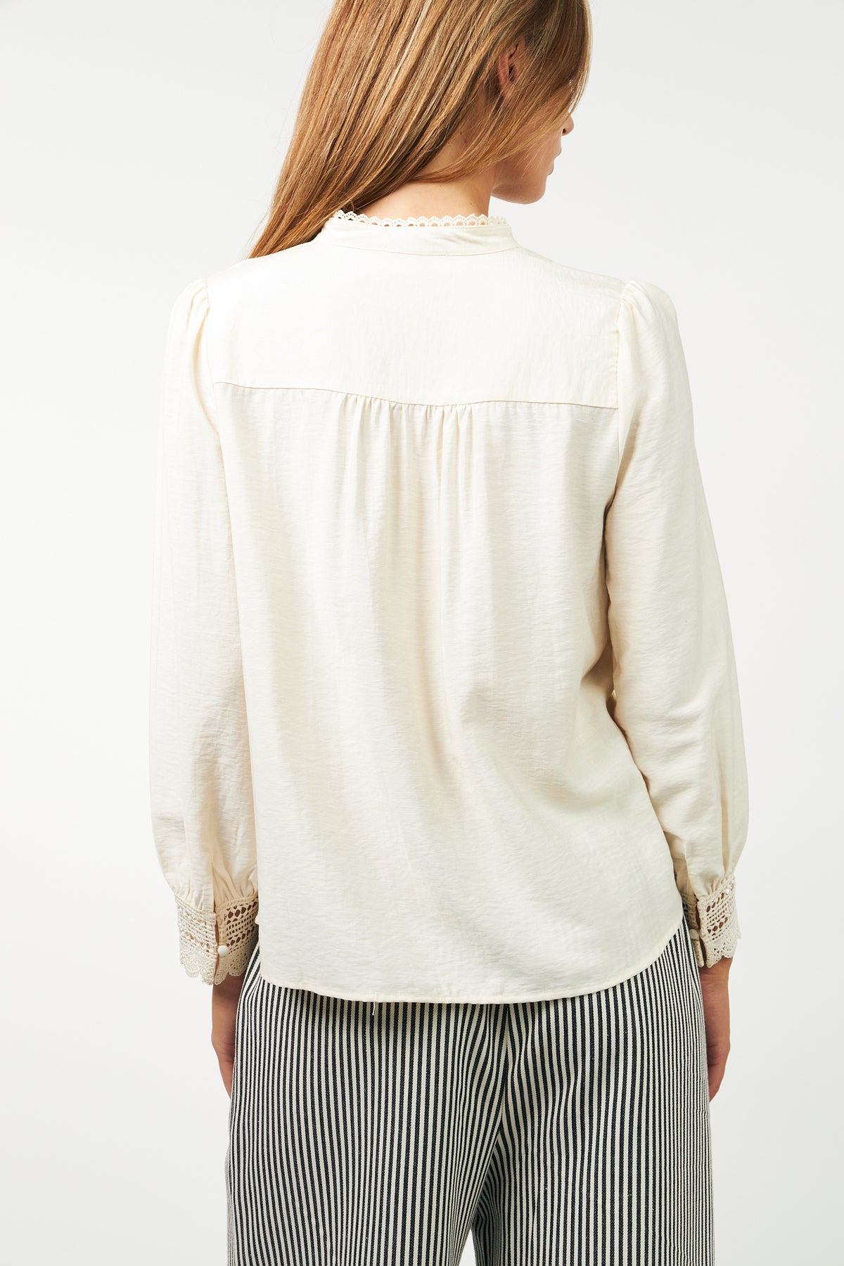 Lollys Laundry LuceLL Hemdbluse Shirt Creme
