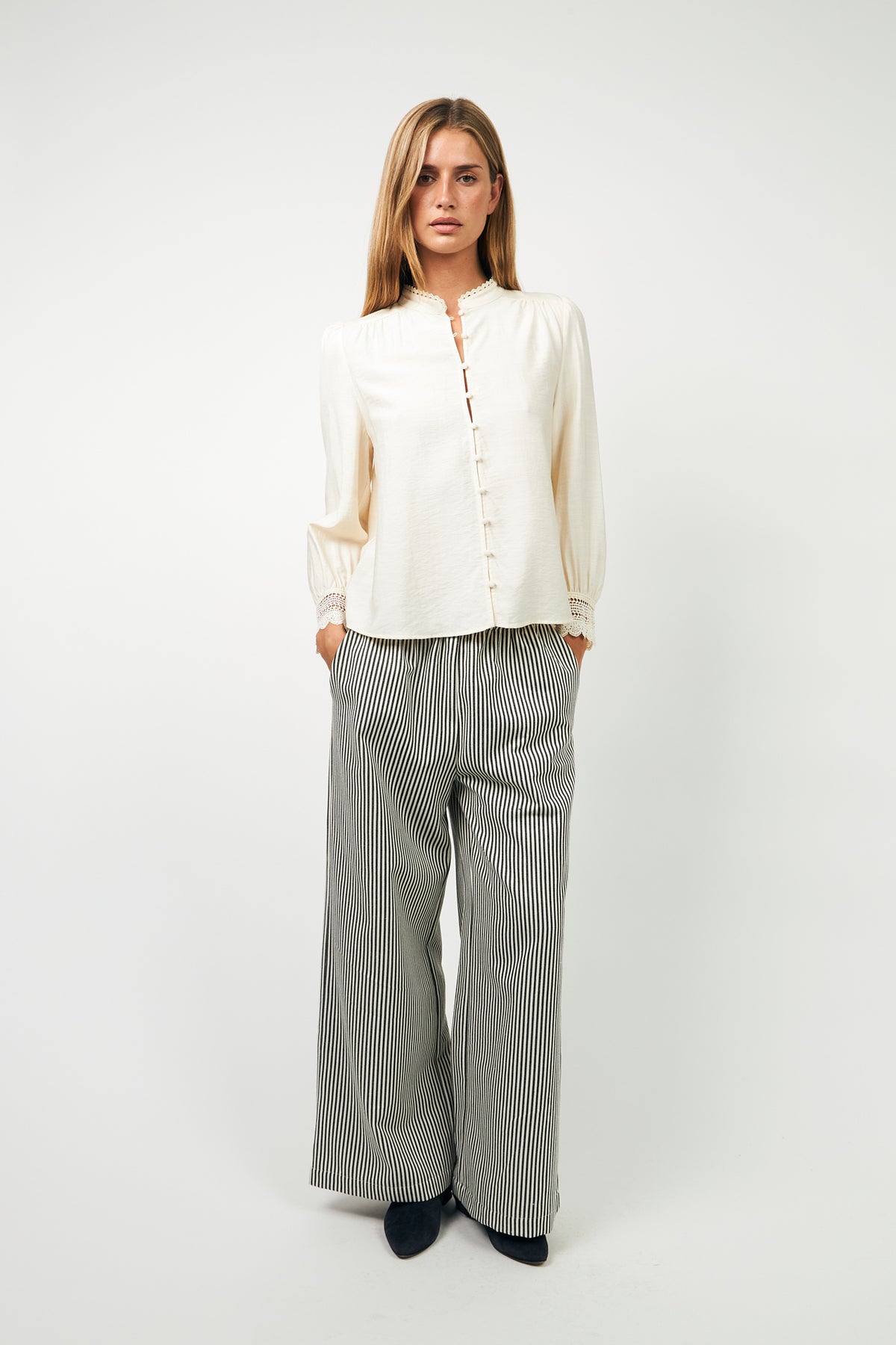 Lollys Laundry LuceLL Hemdbluse Shirt Creme