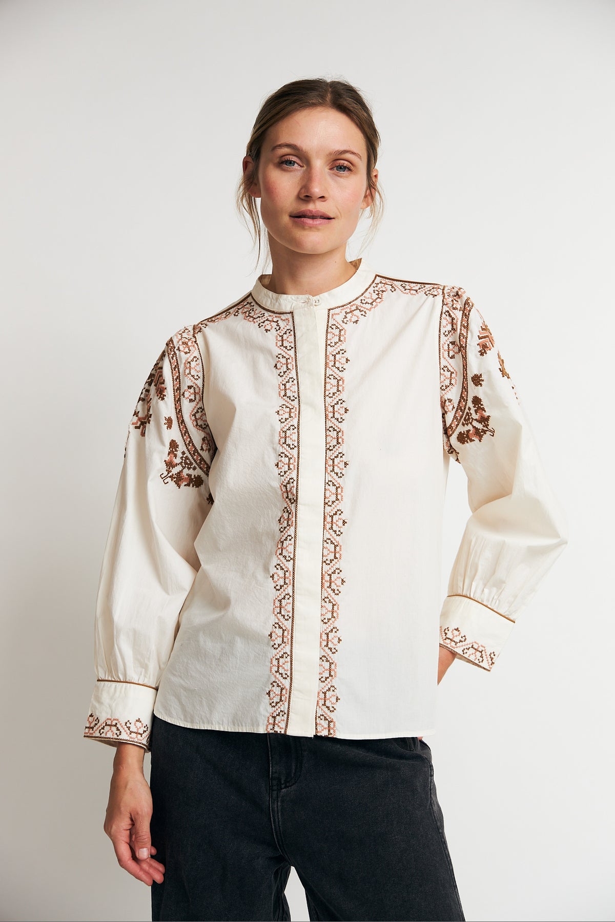 LuciaLL Bluse - Creme