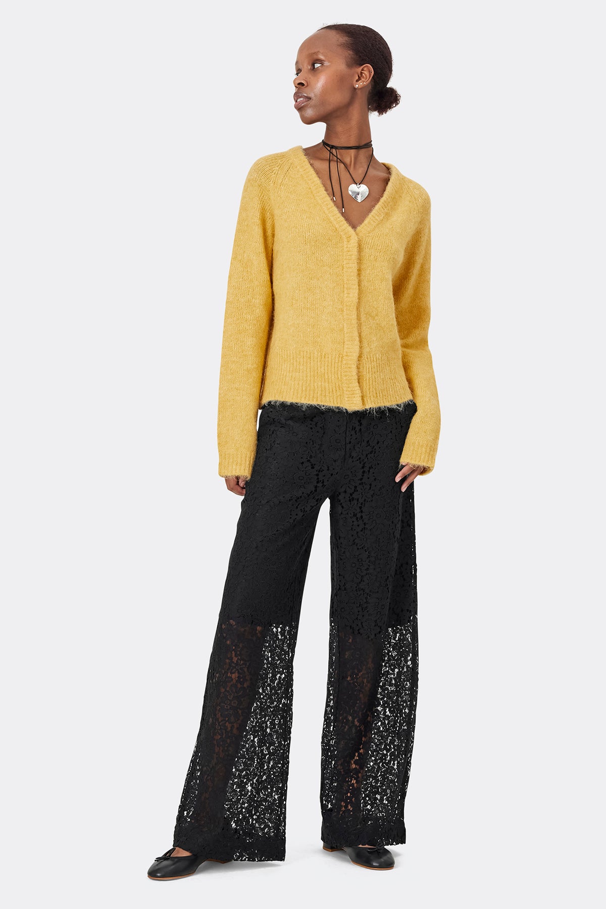 Lollys Laundry LucilleLL Cardigan LS Cardigan Gelb