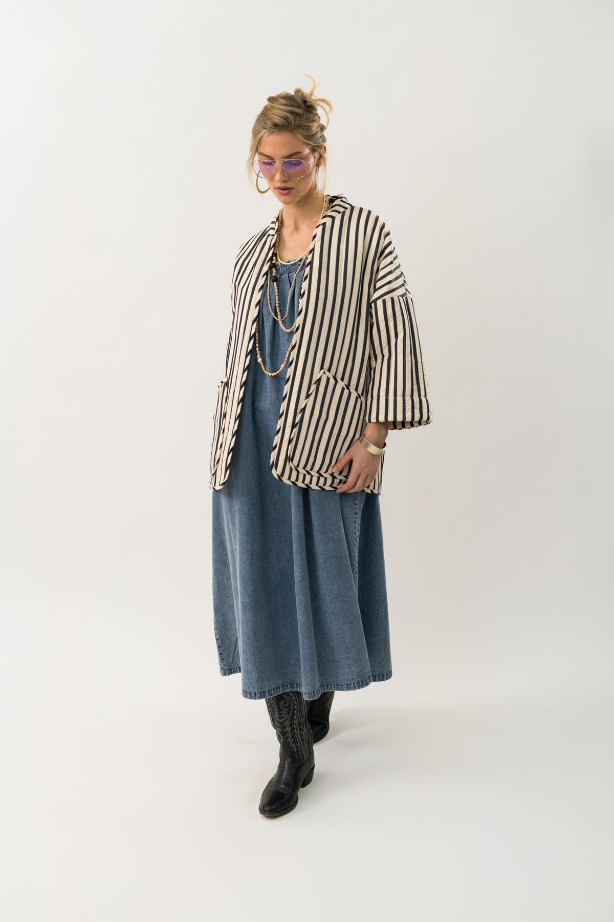 Lollys Laundry LuluLL Jacke 3/4 Jacket Streifen