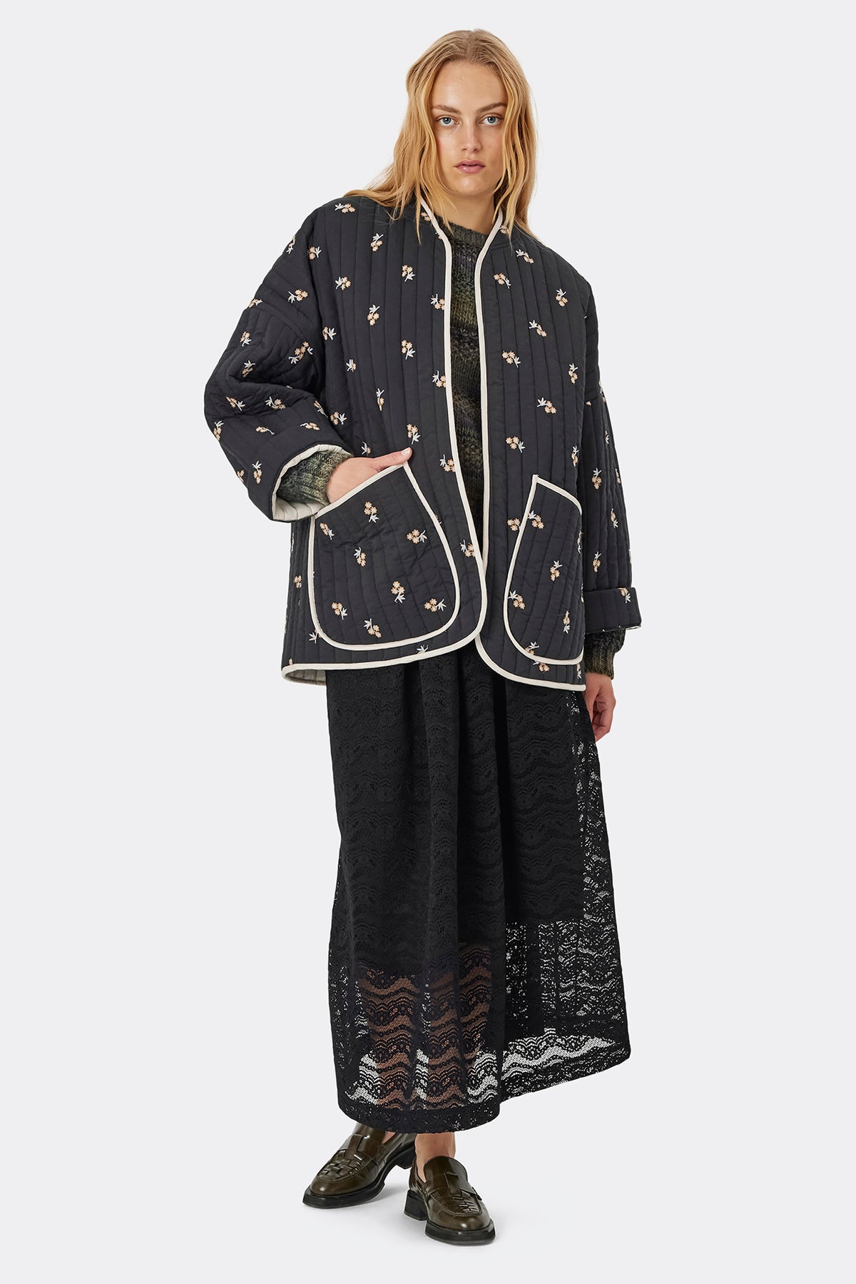 Lollys Laundry LuluLL Jacket 3/4 Jacket Schwarz