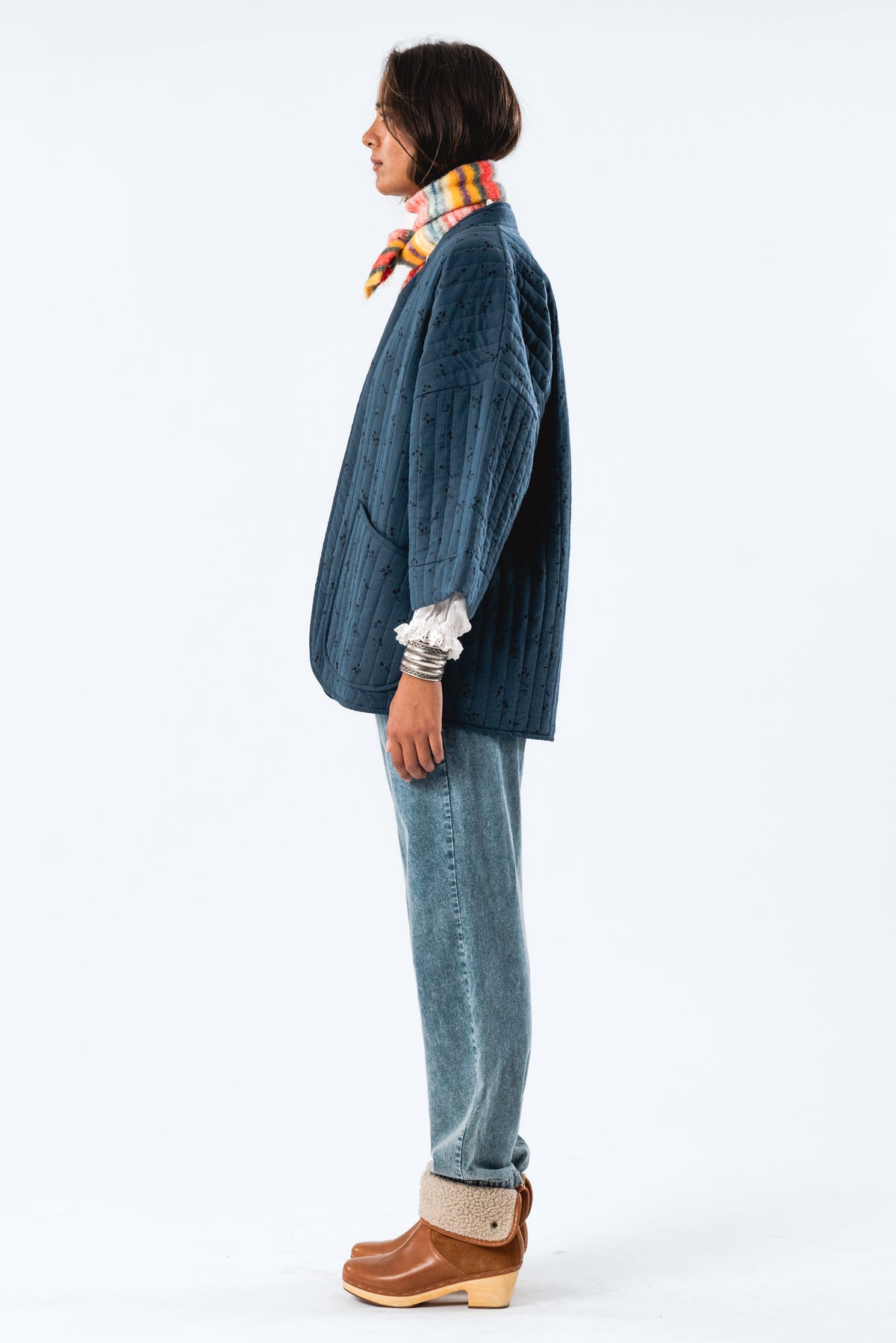 Lollys Laundry LuluLL Jacket 3/4 Kimono Dunkelblau