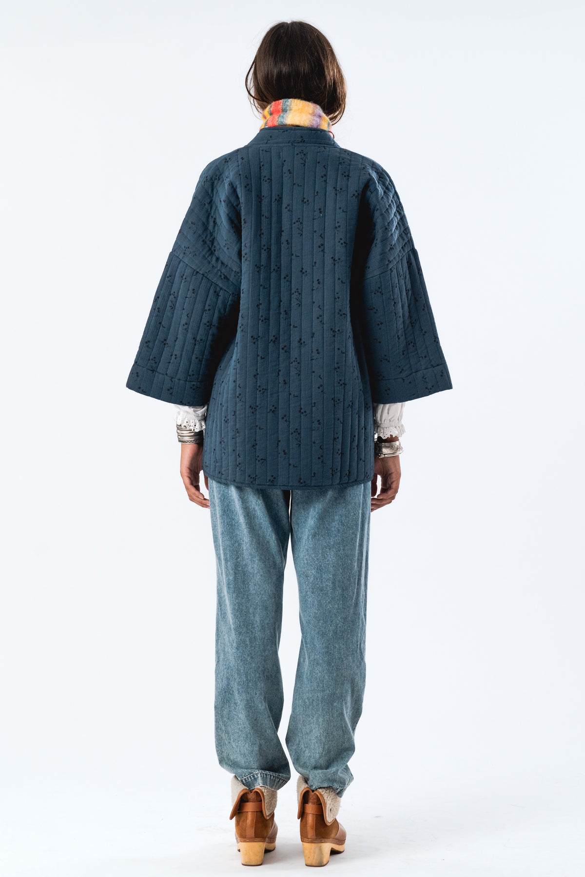 Lollys Laundry LuluLL Jacket 3/4 Kimono Dunkelblau