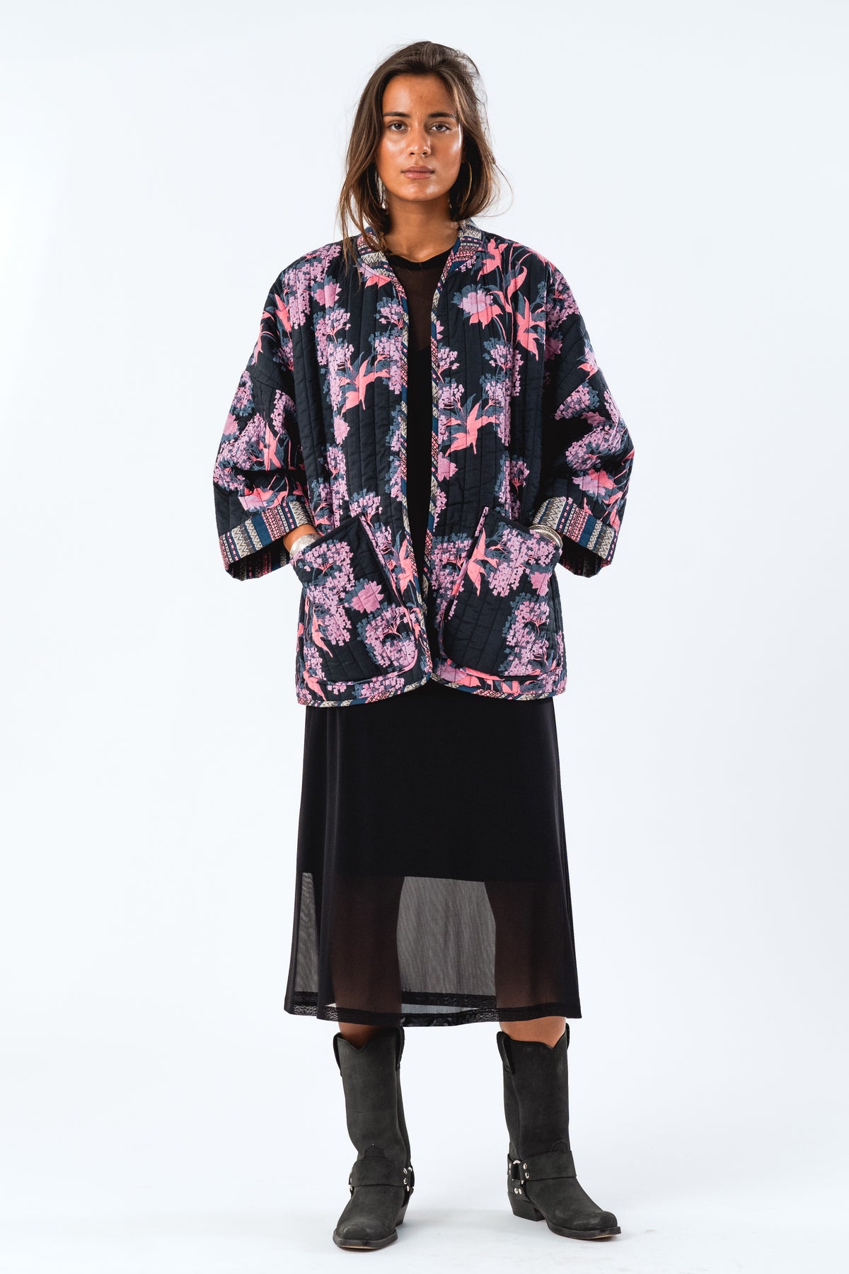 Lollys Laundry LuluLL Jacket 3/4 Kimono Multicolor