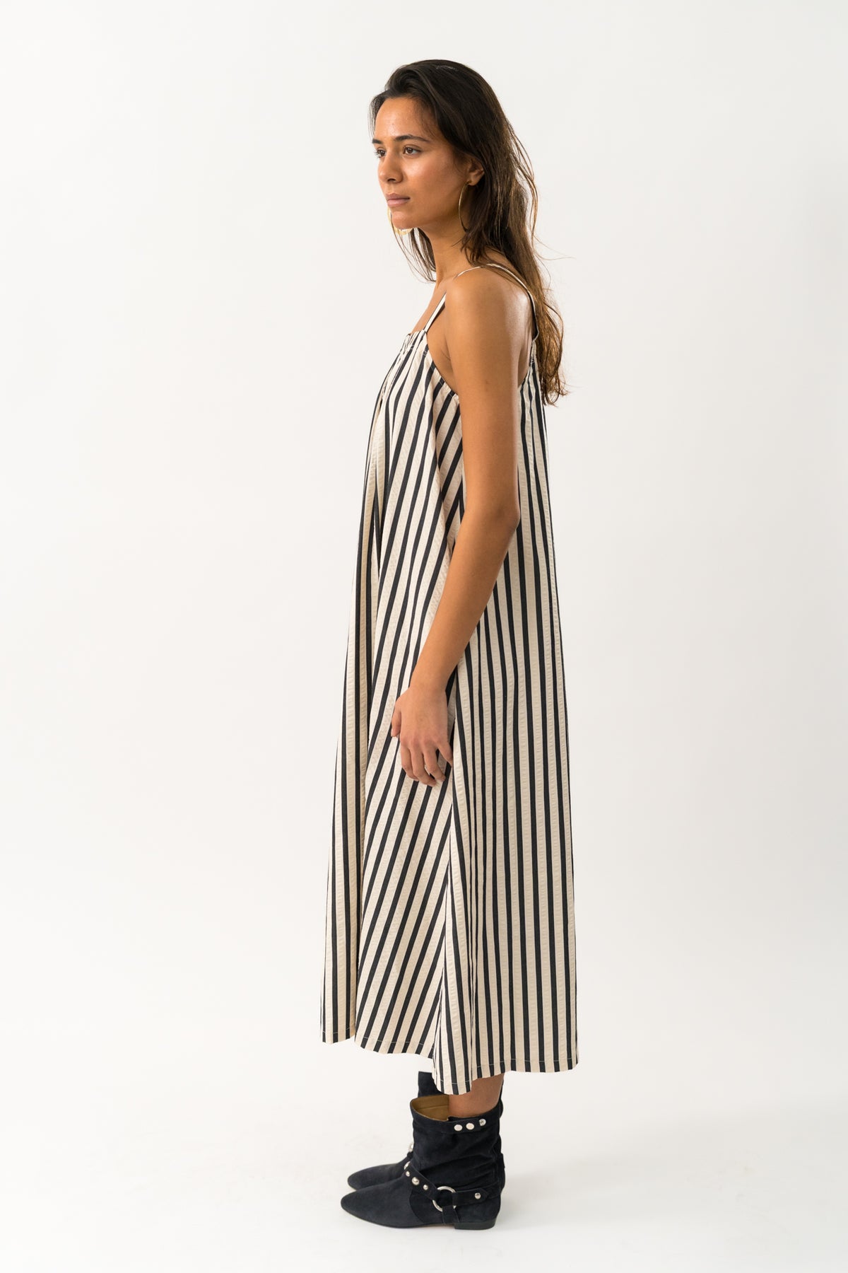 Lollys Laundry LungoLL Maxi Kleid Dress Streifen
