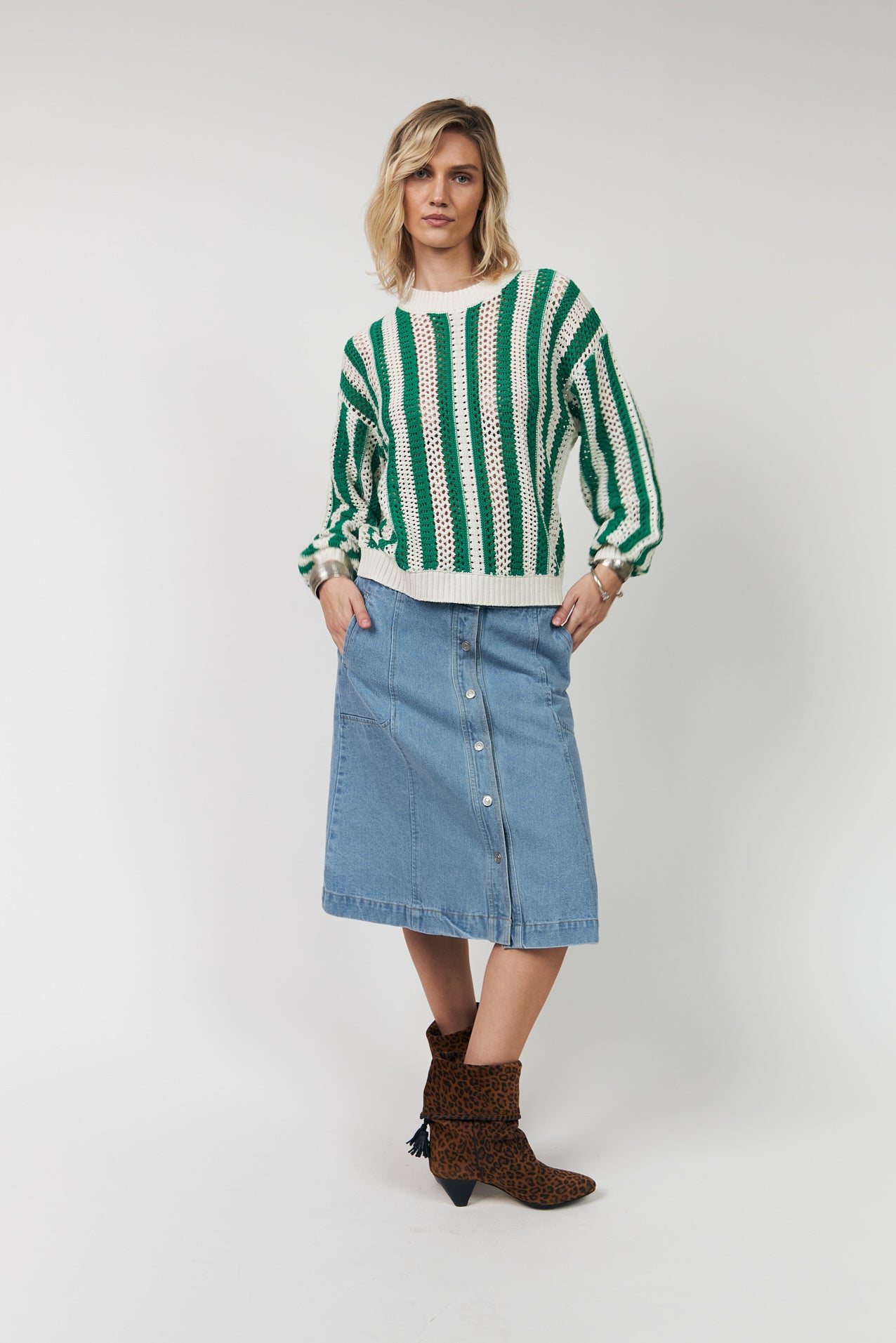 LusaLL Strickpullover - Green