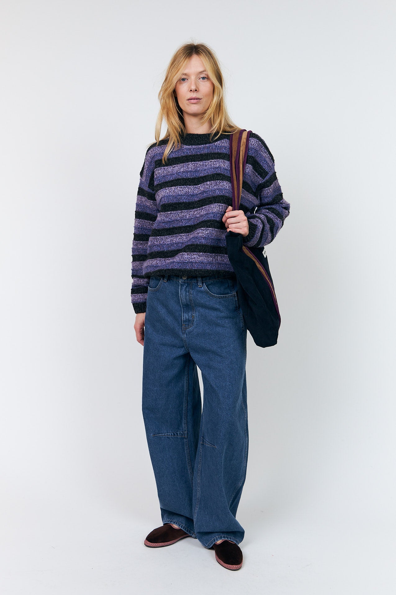 Lollys Laundry MacieLL Strickpullover Jumper Lavendel