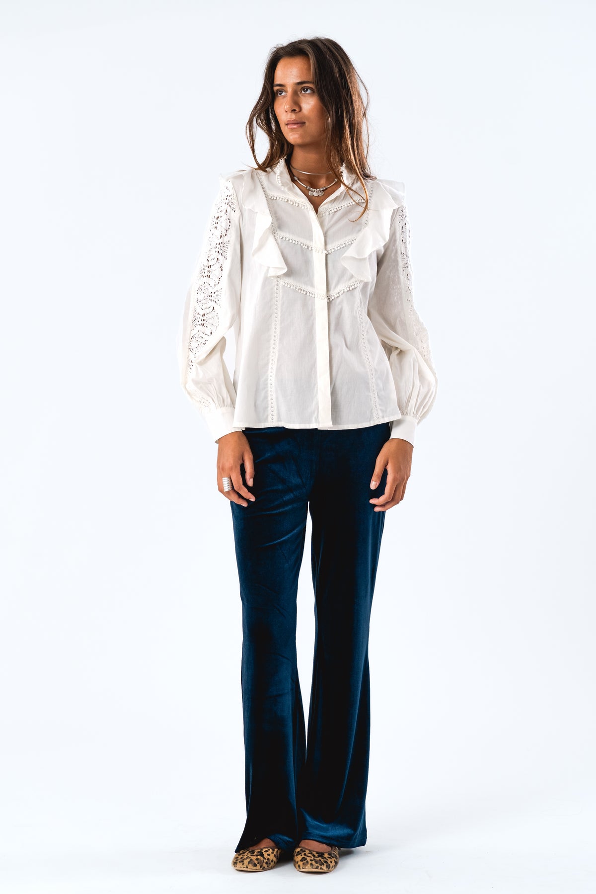 MajaLL Shirt LS - Creme