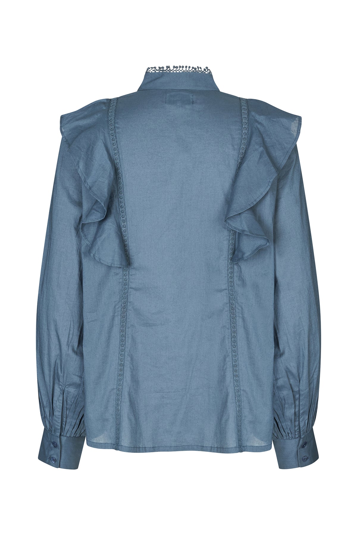Lollys Laundry MajaLL Shirt LS Shirt Gedämpftes Blau
