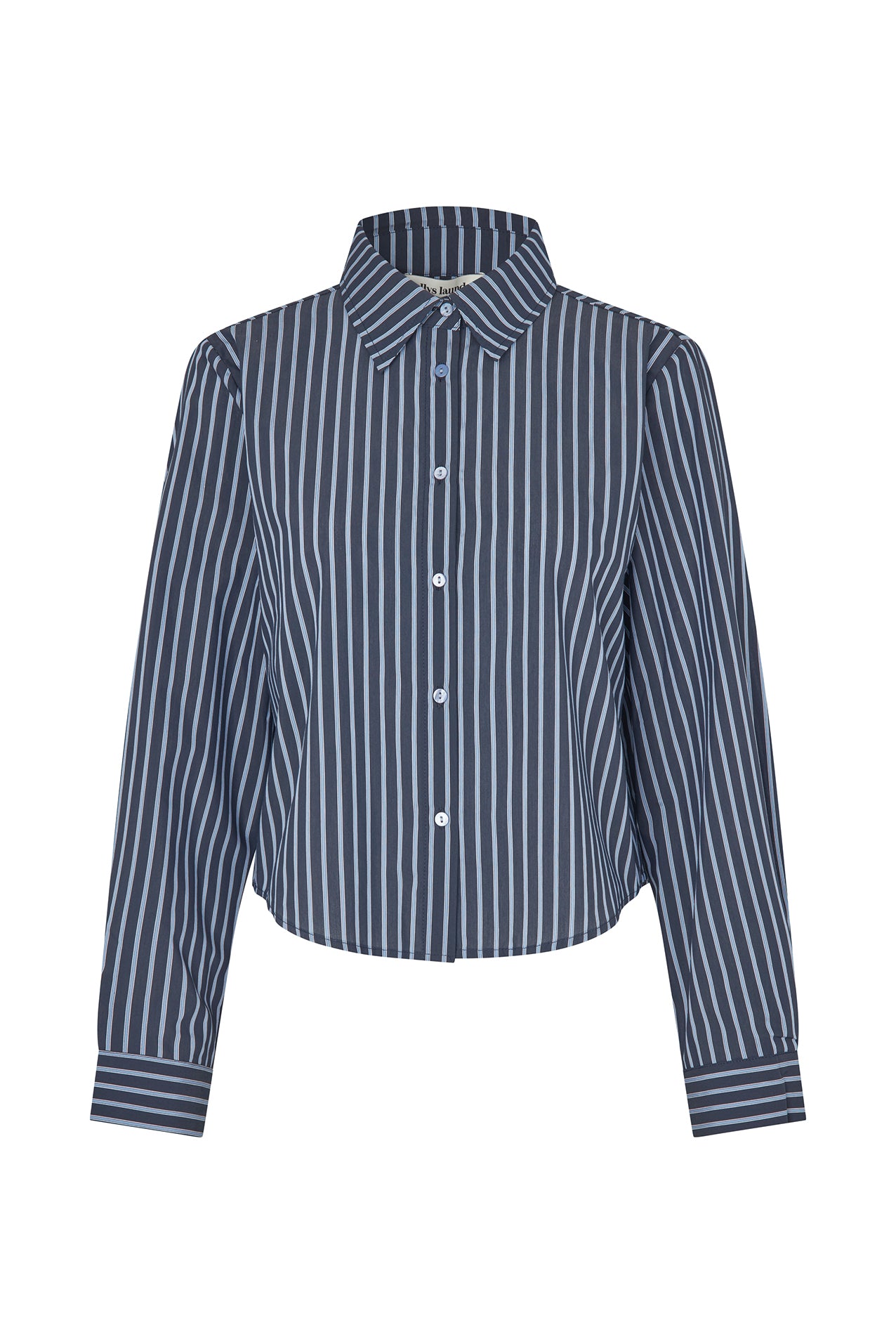 Lollys Laundry MarinaLL kurze Bluse Shirt Dunkelblau