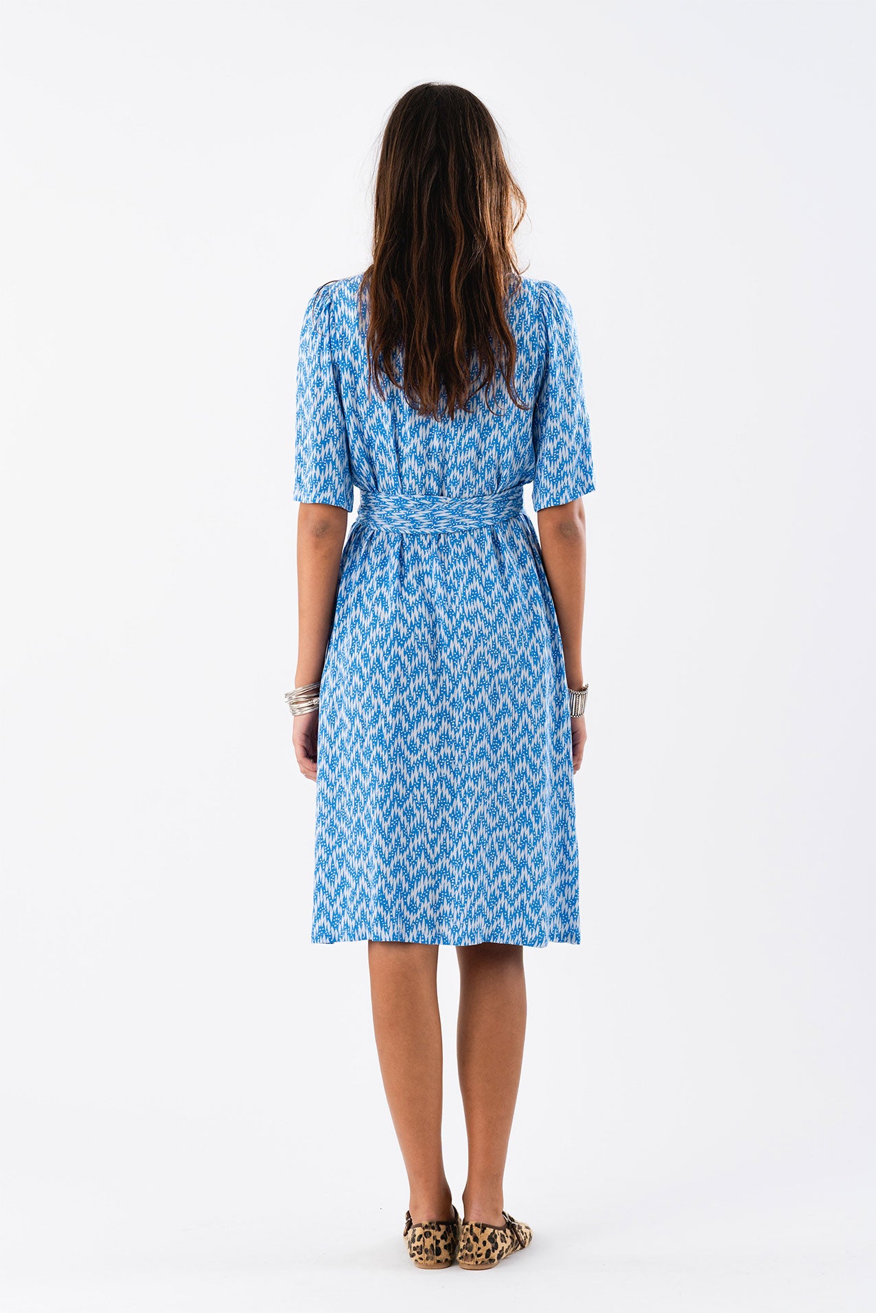MataLL Midi Kleid - Blau