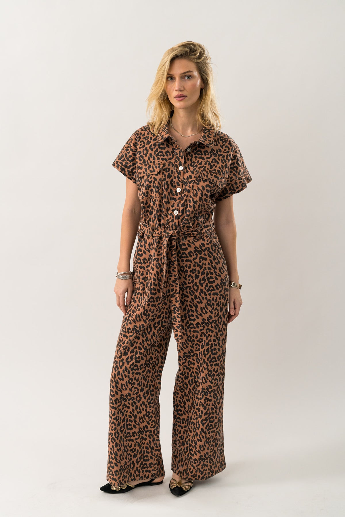 Lollys Laundry MathildeLL Jumpsuit Jumpsuit Leopardenmuster