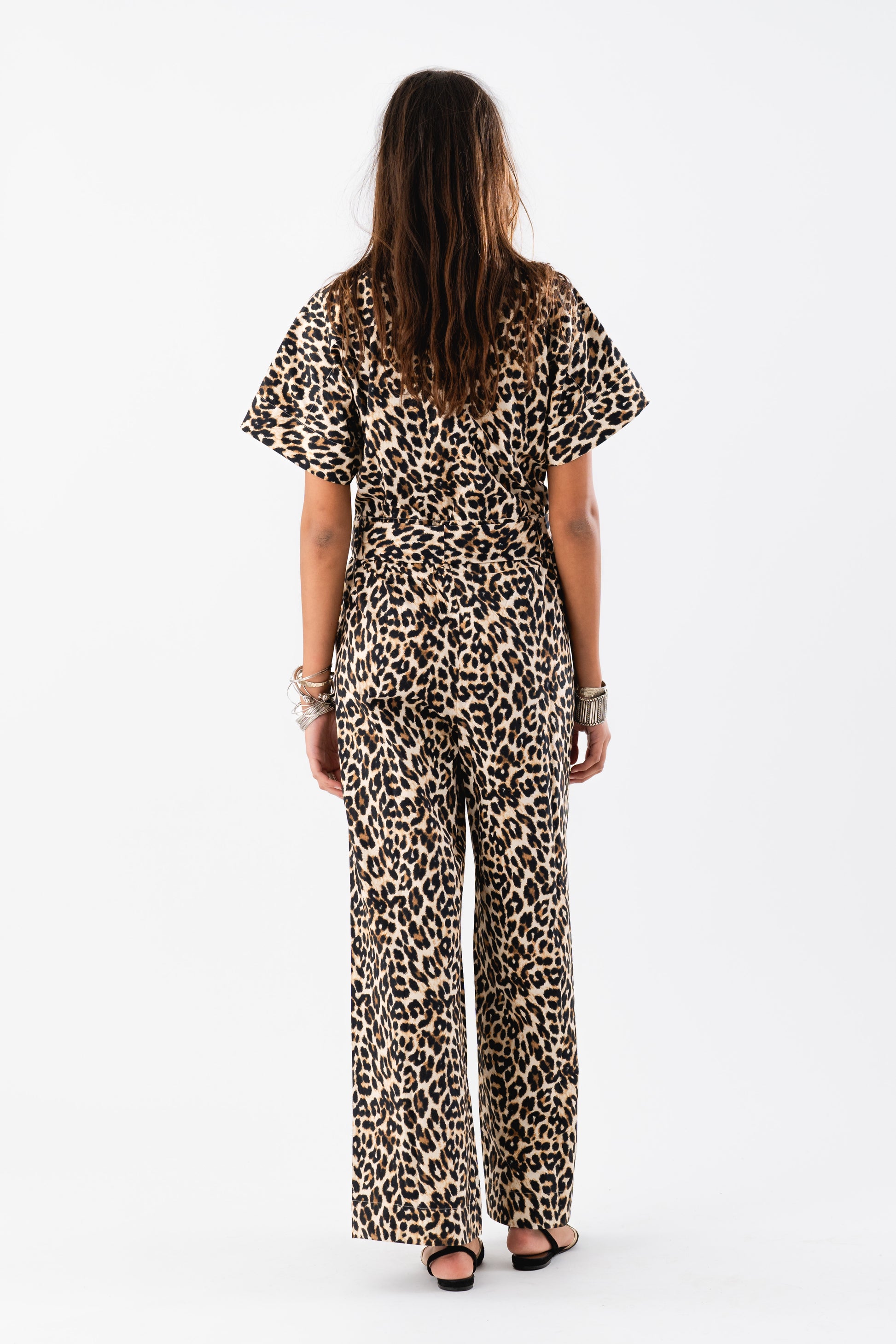 Lollys Laundry MathildeLL Jumpsuit SS Jumpsuit 72 Leopard Print