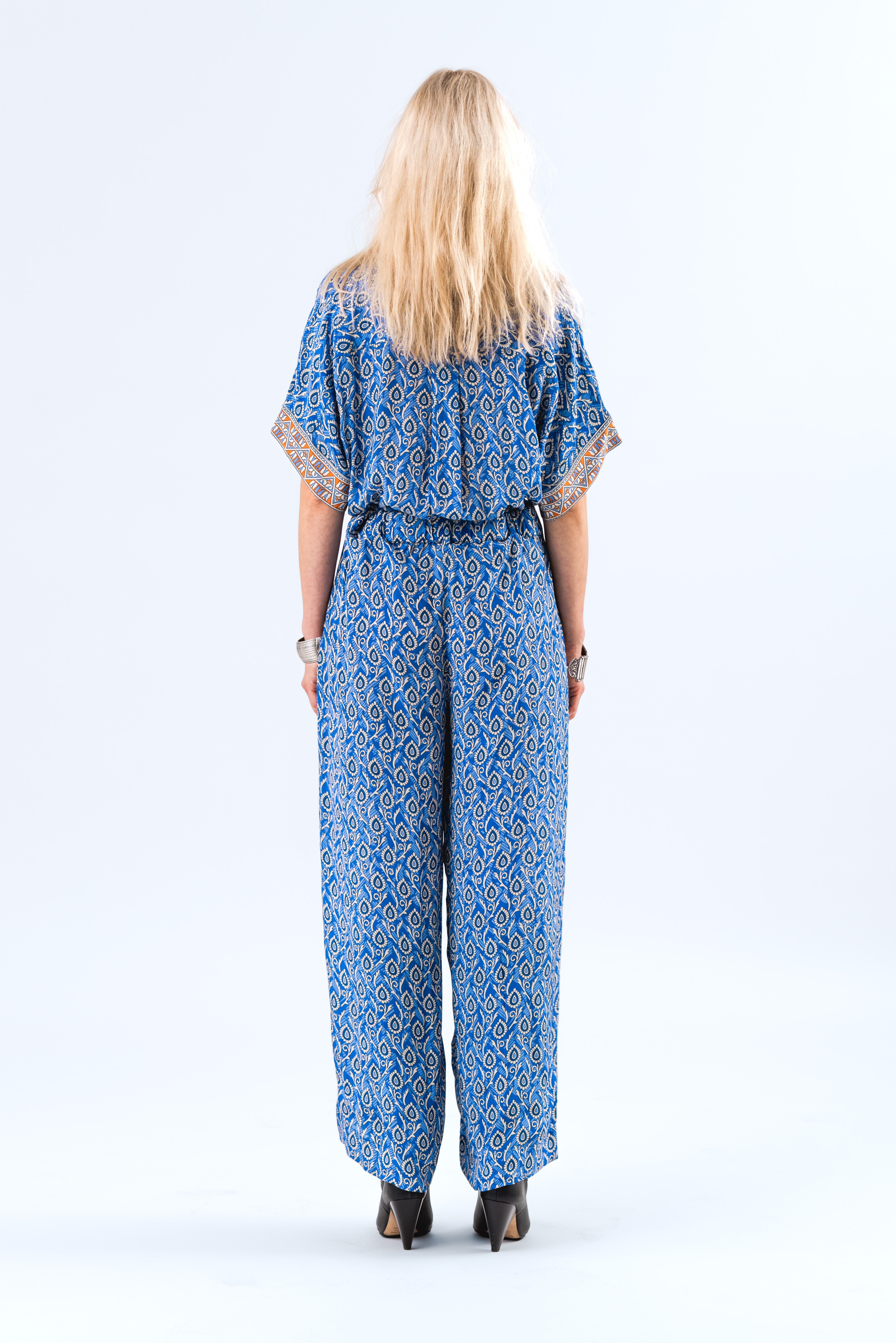 Lollys Laundry MathildeLL Jumpsuit SS Jumpsuit 20 Blue