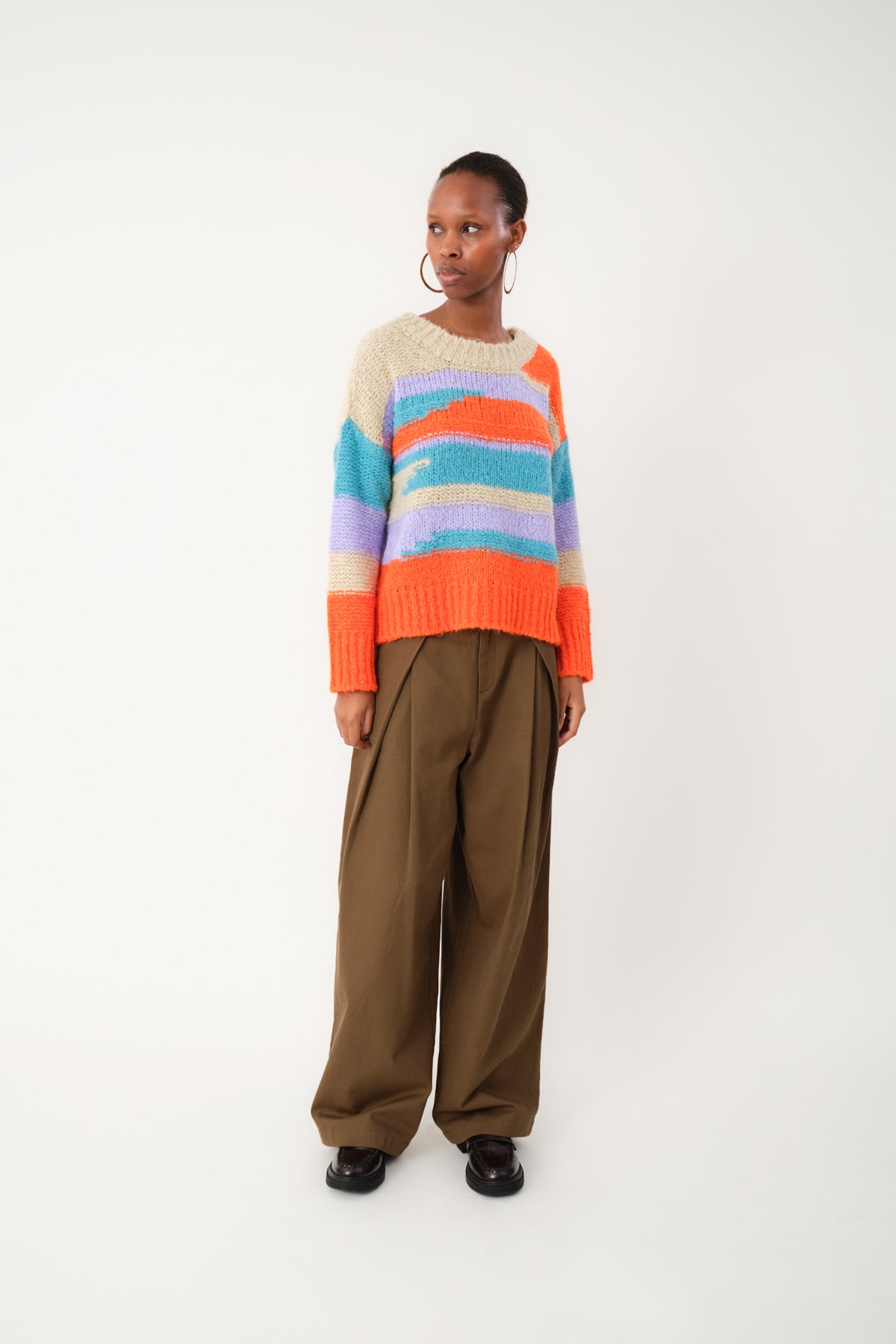 Lollys Laundry MaximaLL Strick Jumper Jumper Rot