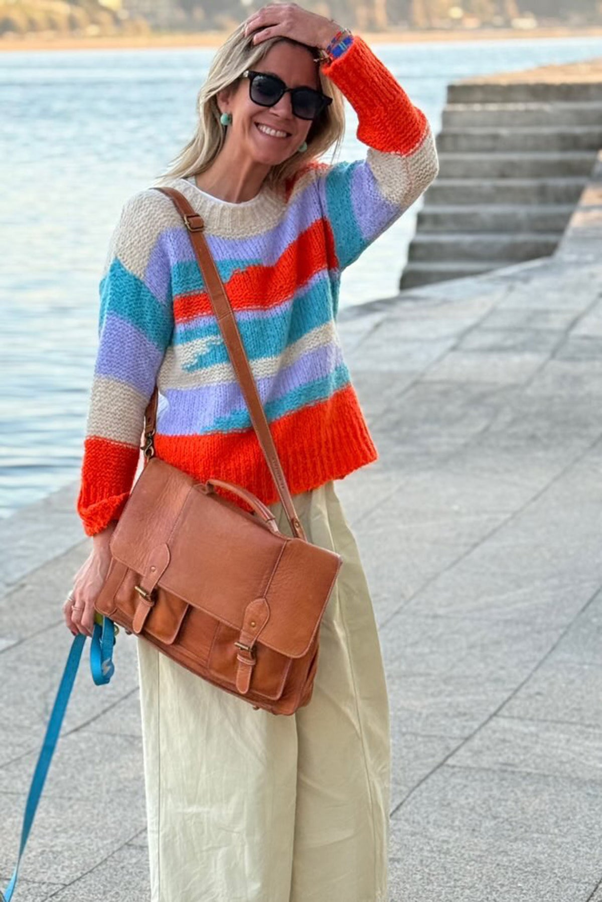 Lollys Laundry MaximaLL Strick Jumper Jumper Rot
