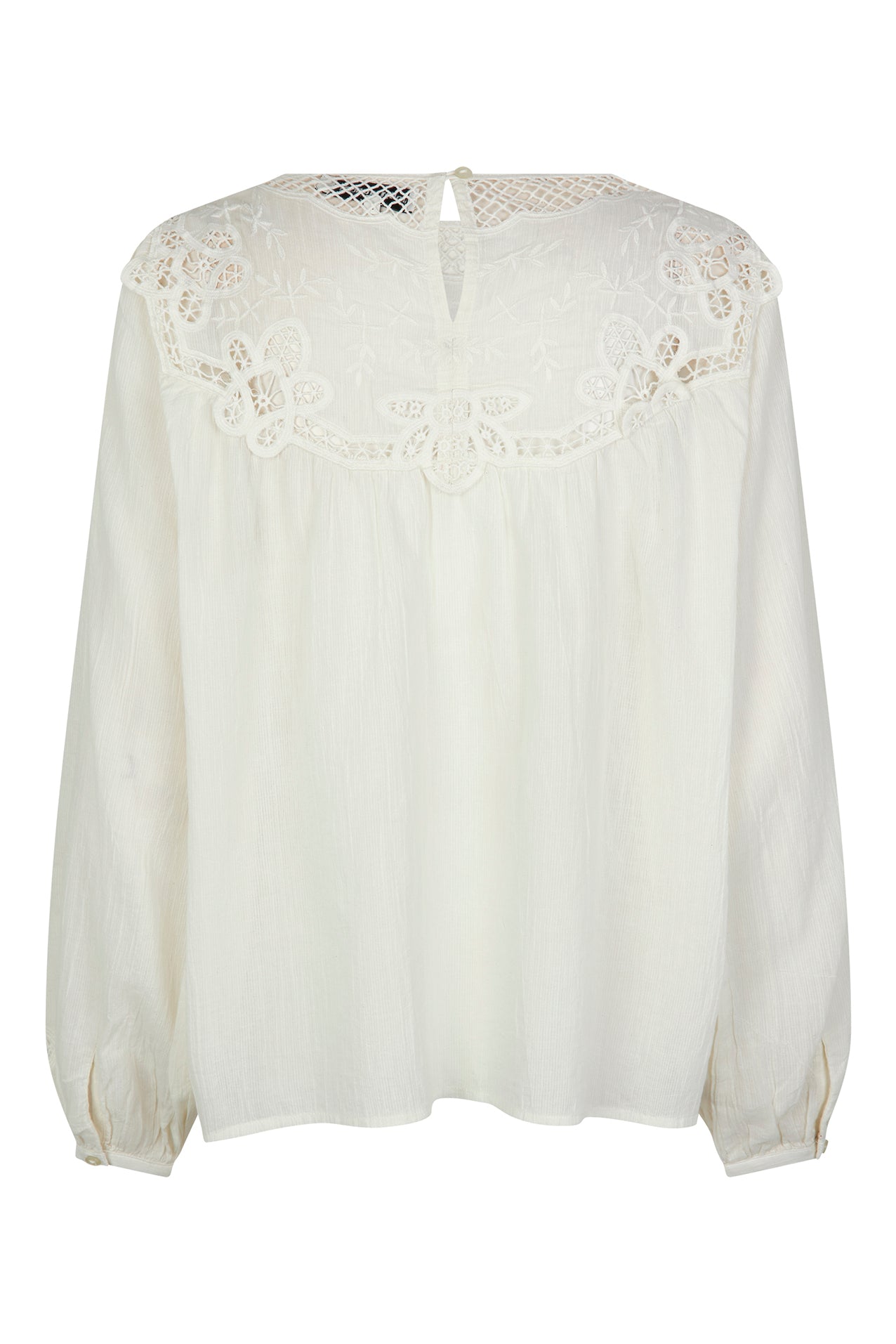 Lollys Laundry MayLL Blouse LS Blouse 02 Creme