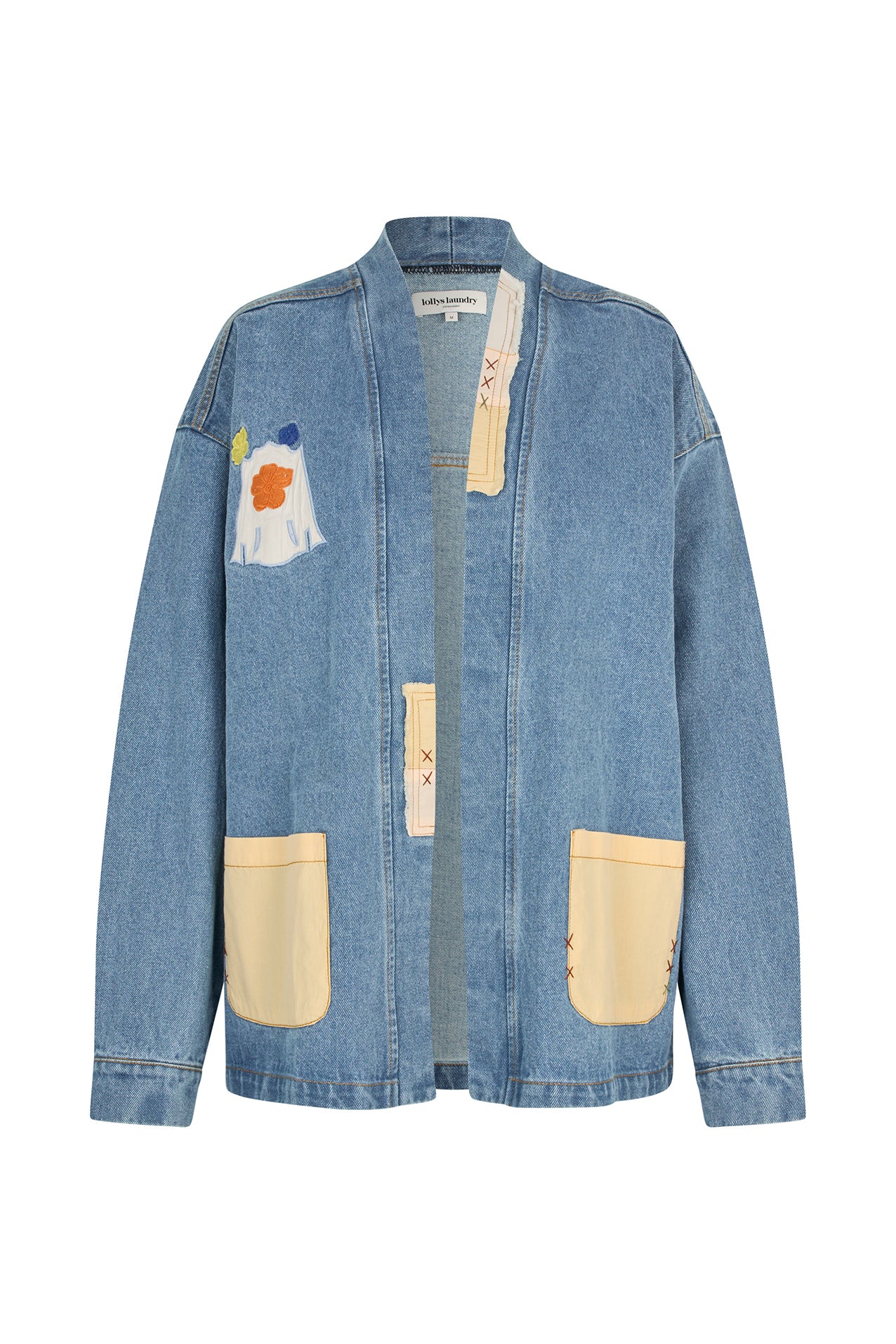 Lollys Laundry MilaLL Jacket LS Jacket 100 Washed Denim