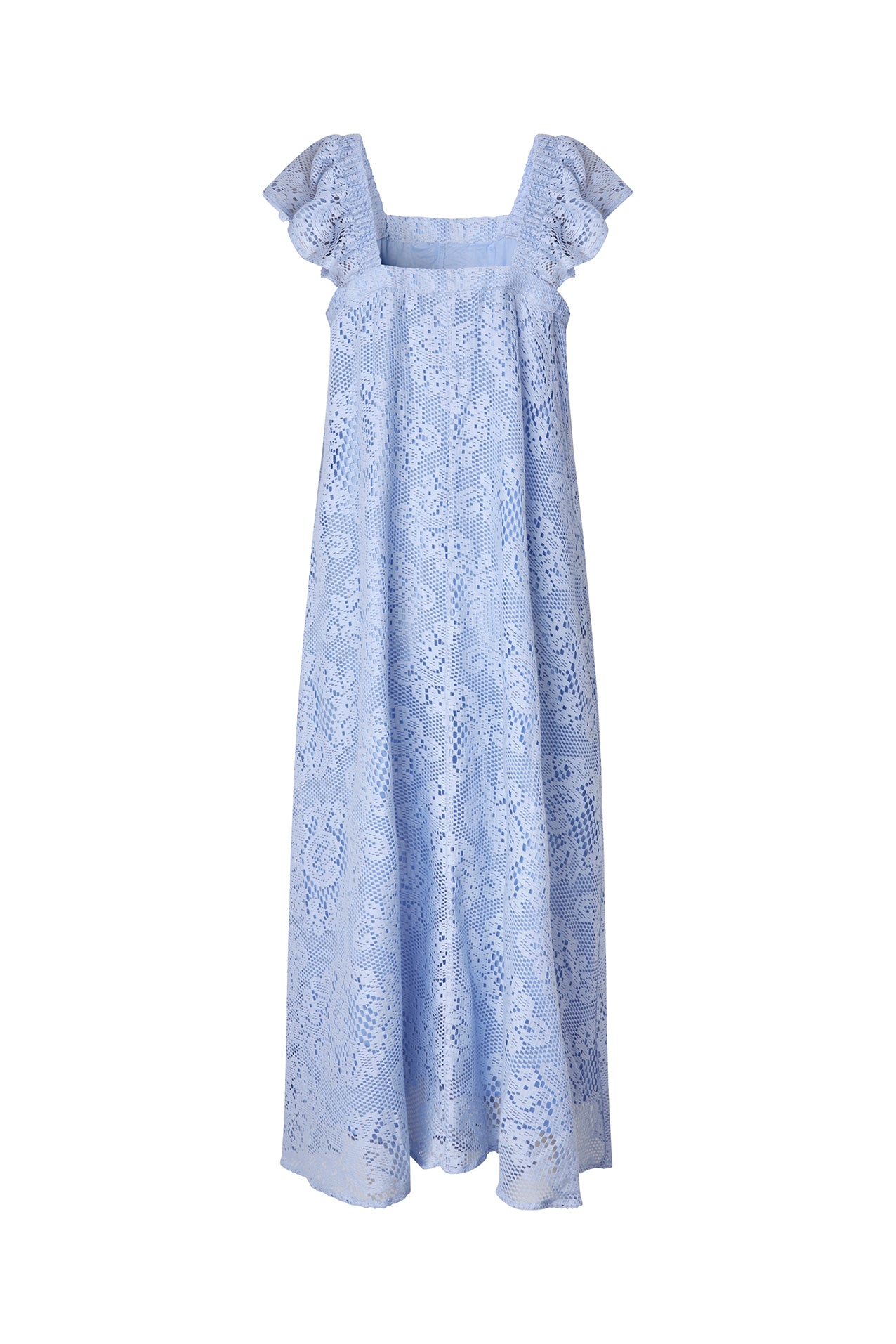 Lollys Laundry MilanLL Midi Kleid Dress Gedämpftes Blau