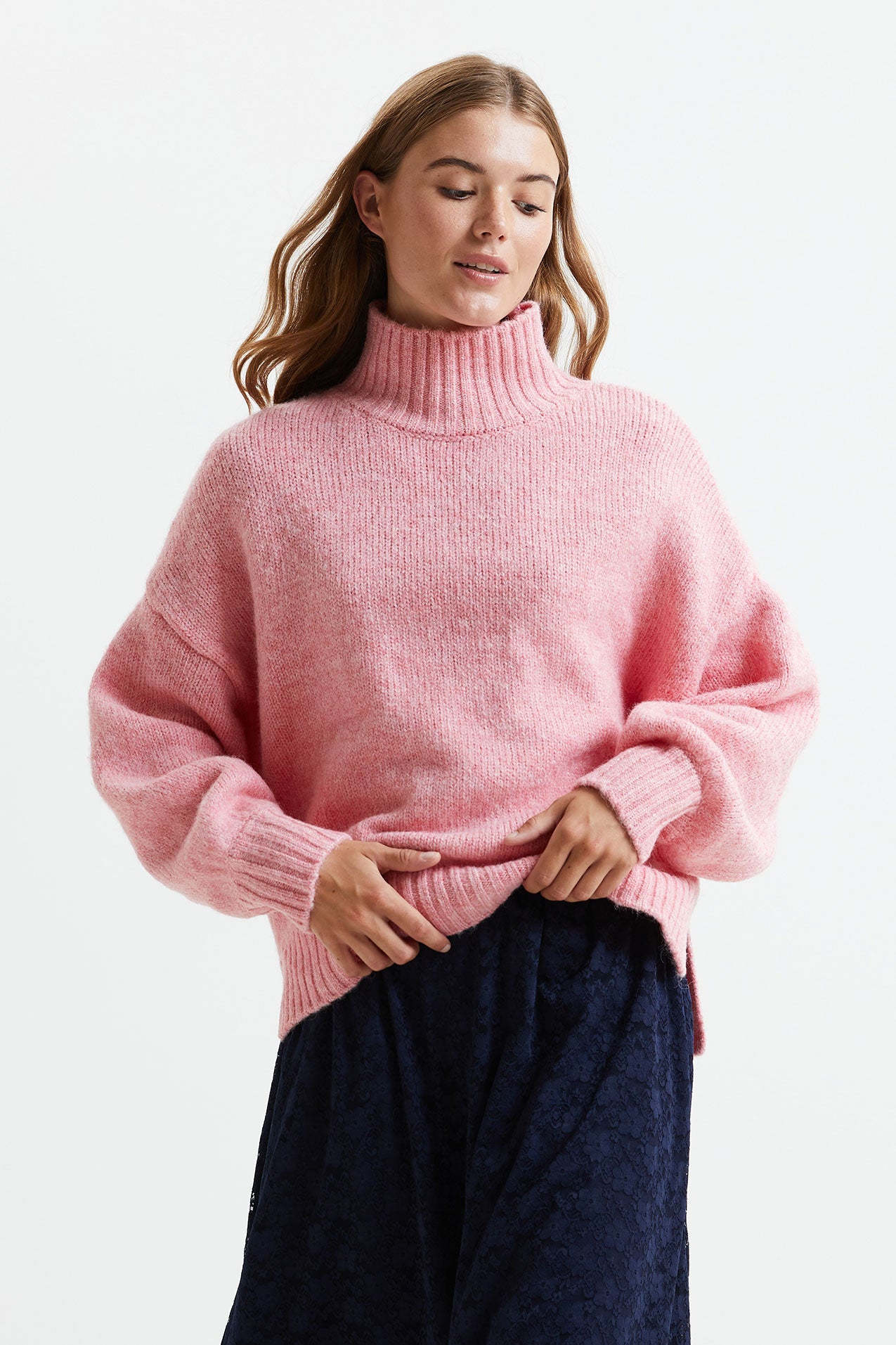 Lollys Laundry Mille Knit Jumper 51 Pink