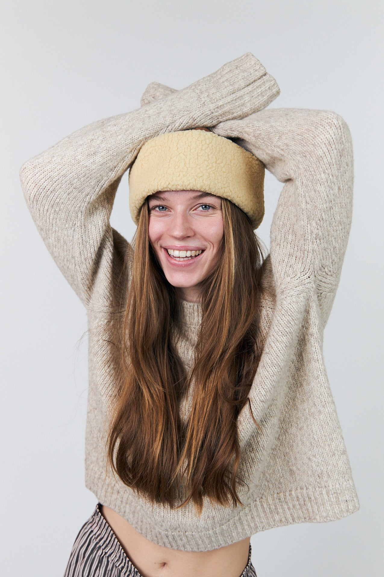 Lollys Laundry MinaLL Strickpullover Jumper Creme