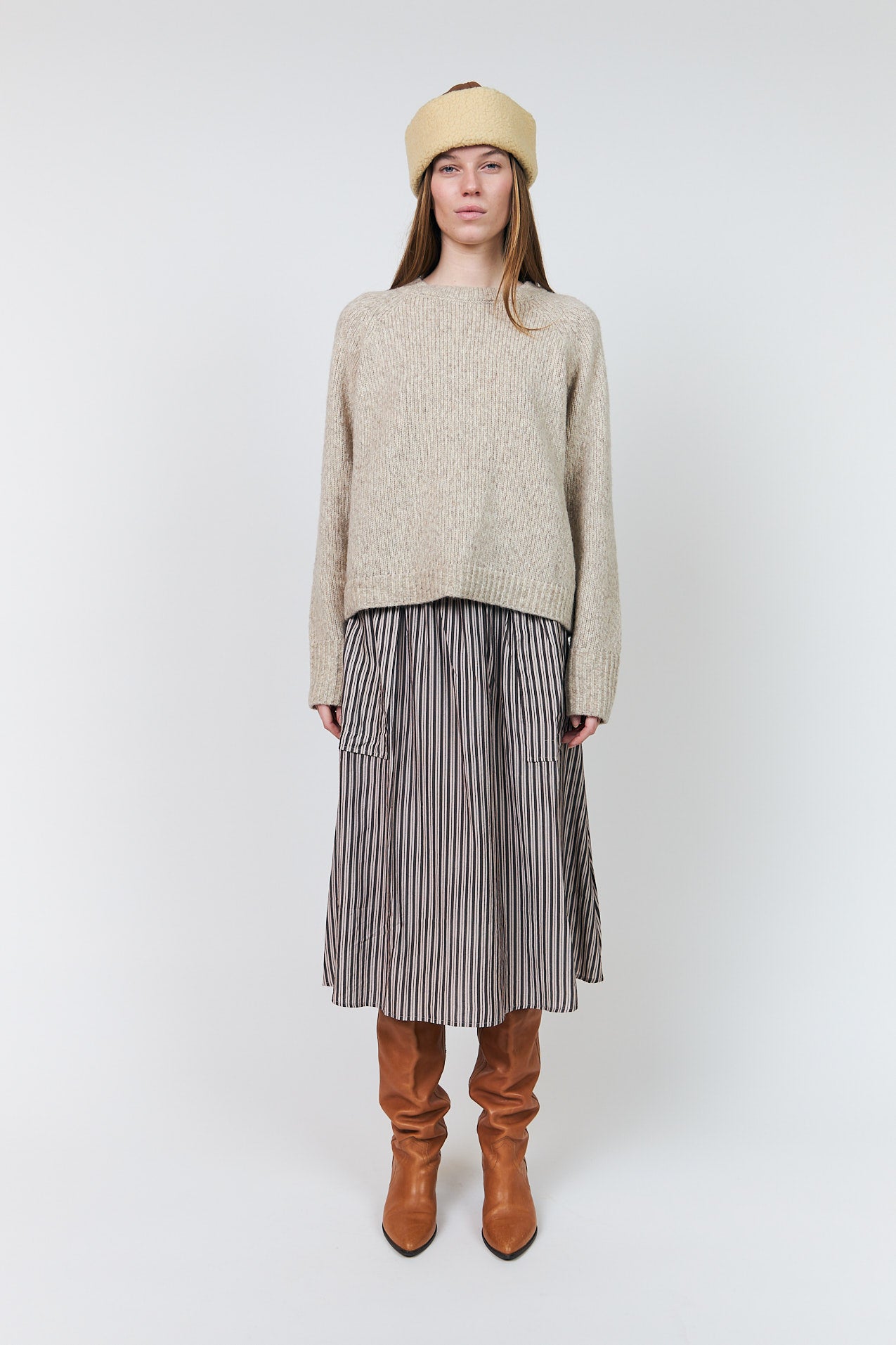 Lollys Laundry MinaLL Strickpullover Jumper Creme