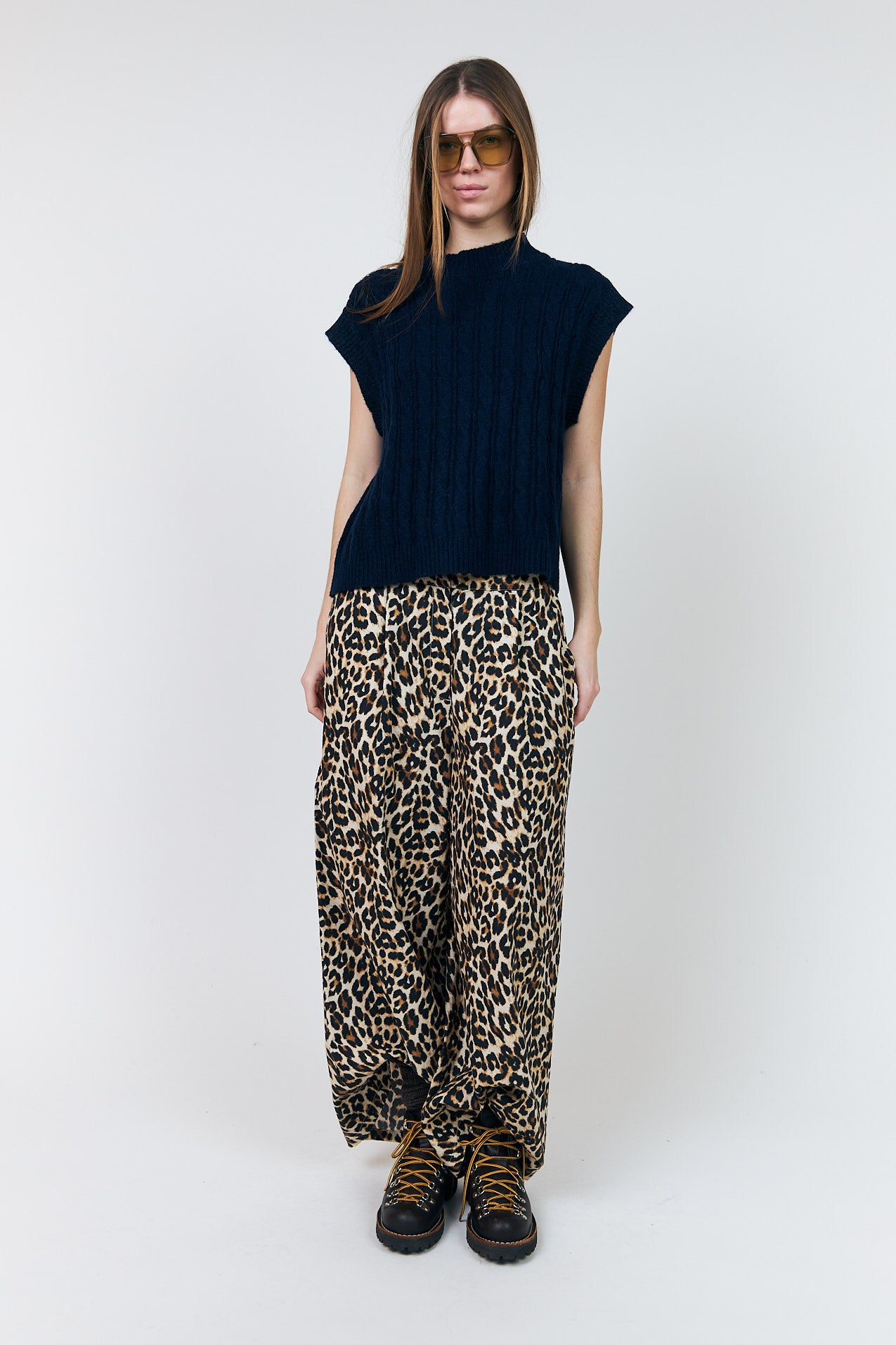 Lollys Laundry MiraLL Hose Pants Leopardenmuster