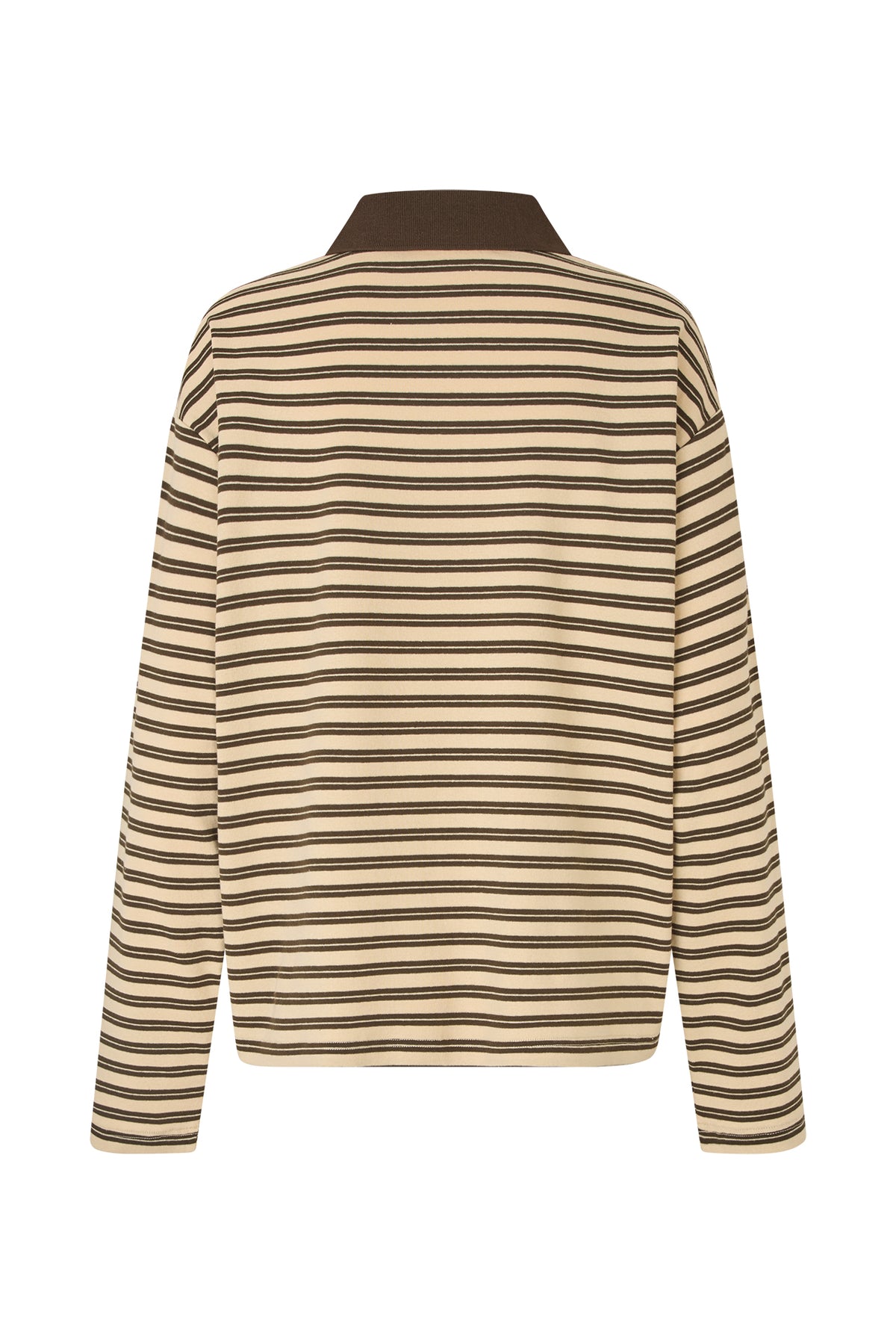 Lollys Laundry MobyLL Polo T-Shirt Sweatshirt Dunkelbraun
