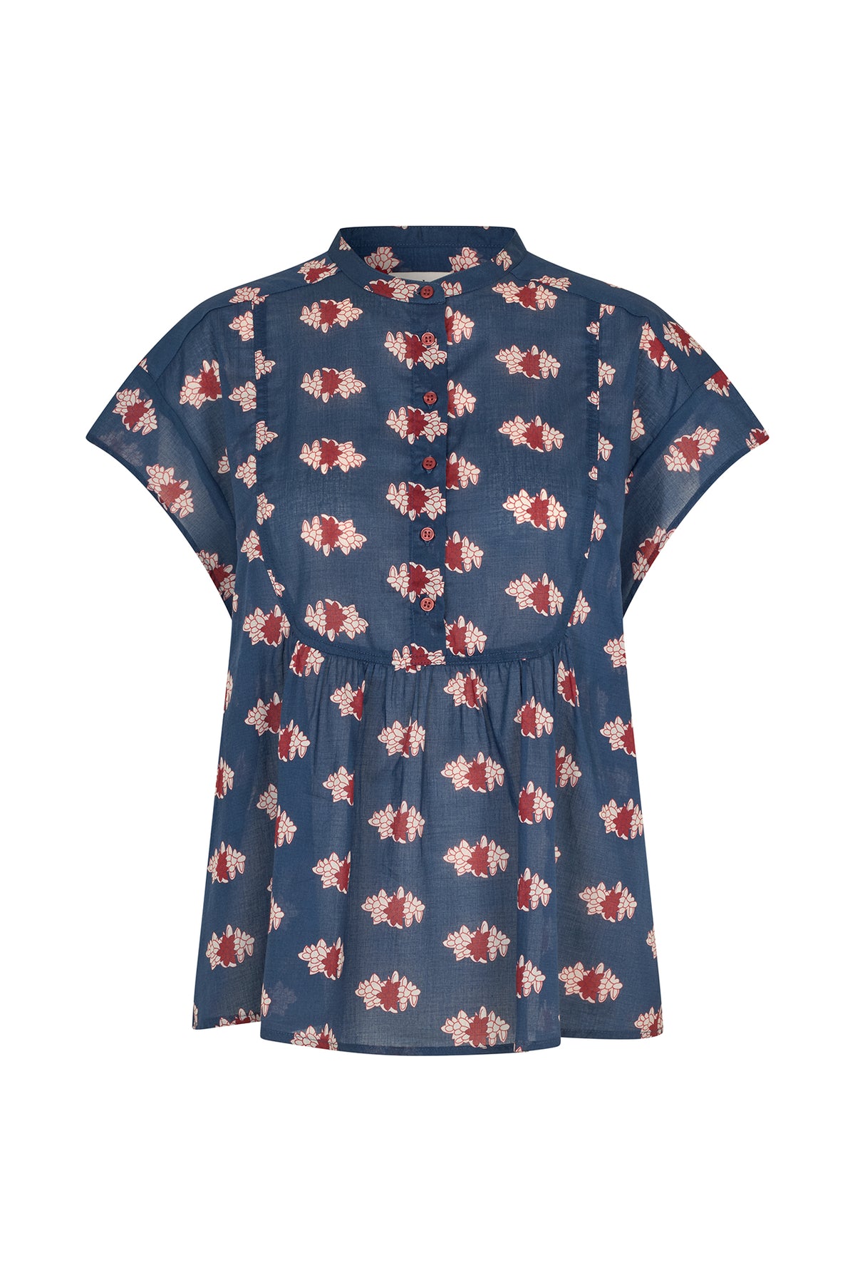 Lollys Laundry MollyLL Bluse Blouse Dunkelblau