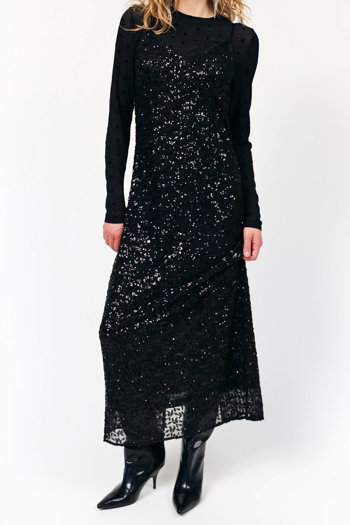 MomaLL Maxi Kleid - Schwarz