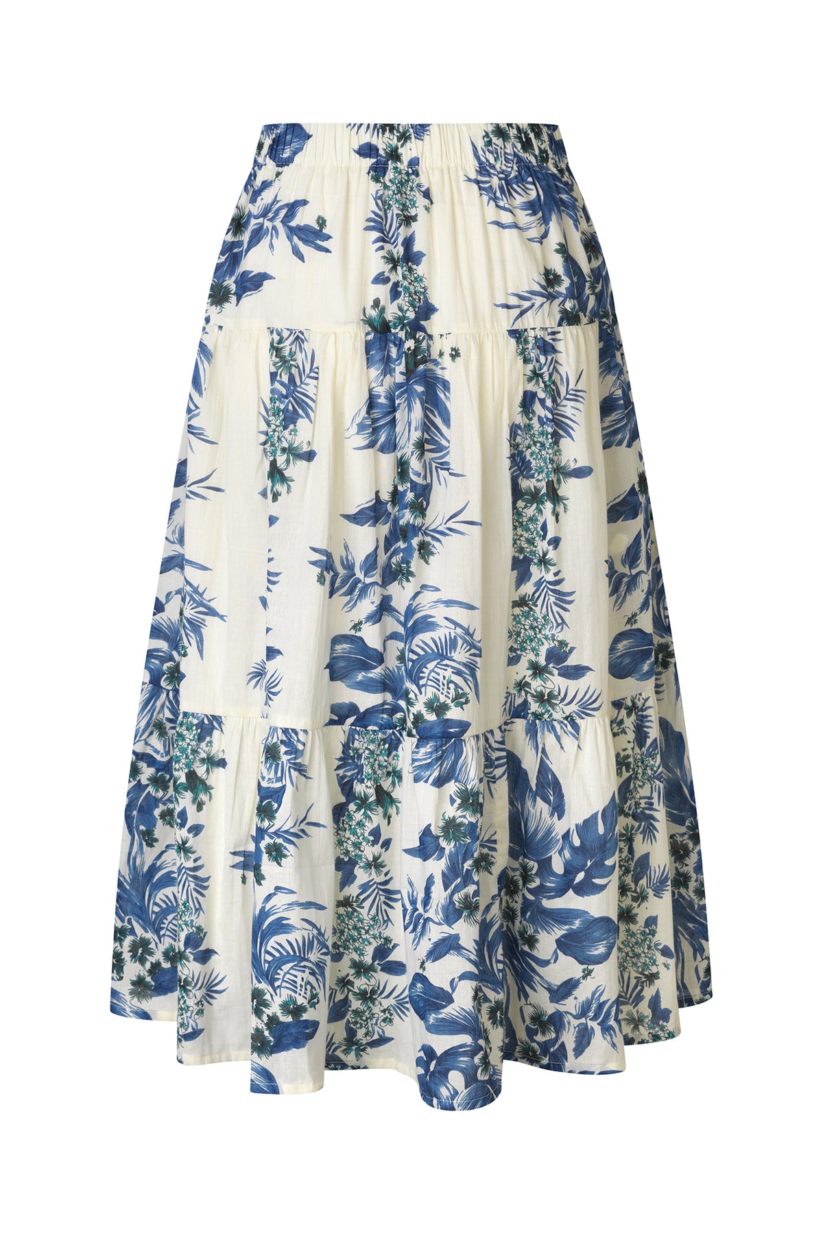 Lollys Laundry MorningLL Midi Rock Skirt Blau