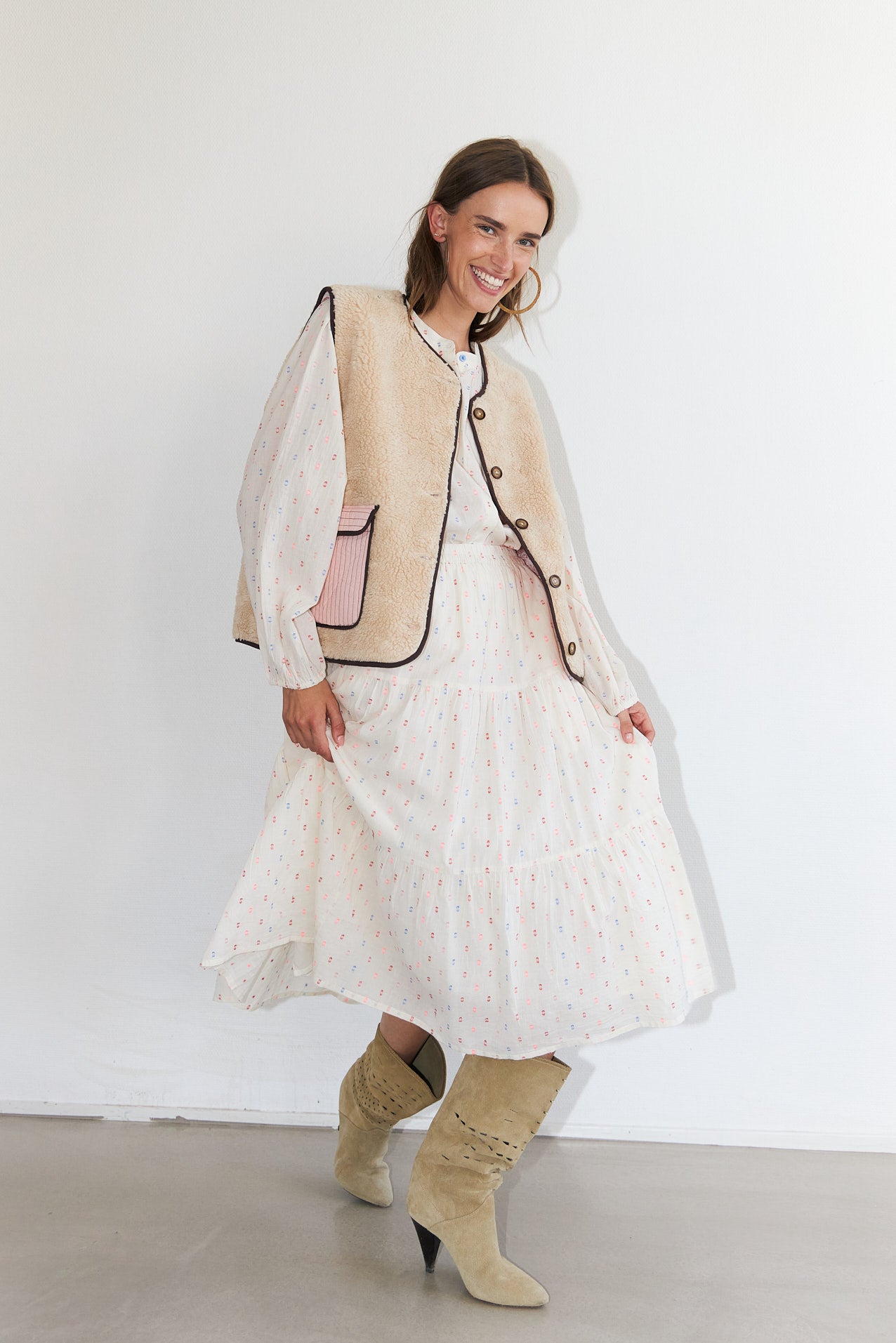 MorningLL Midi Rock - Creme