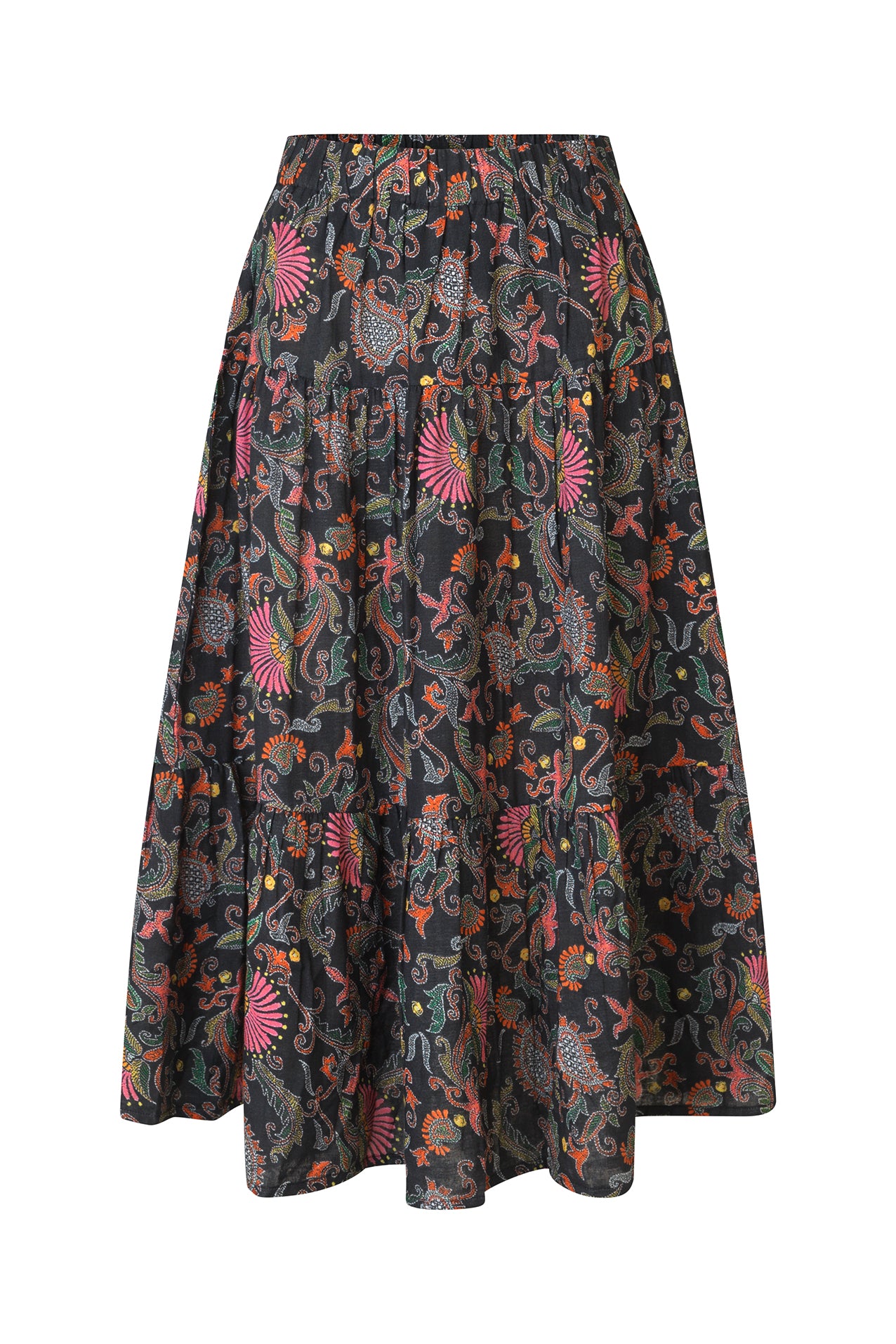 Lollys Laundry MorningLL Midi Röcke Skirt 74 Flower Print