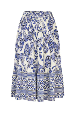 Lollys Laundry MorningLL Midi Röcke Skirt Blau