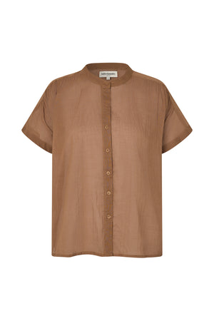 Lollys Laundry MyaLL Bluse Shirt Camelbraun
