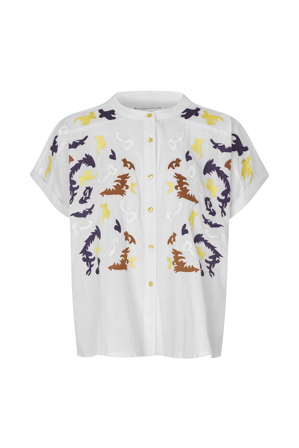 Lollys Laundry MyaLL Hemdbluse Shirt Weiß