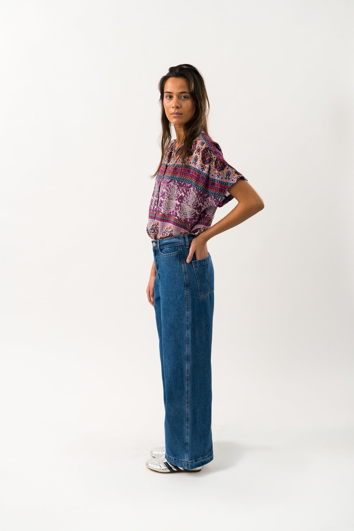 Lollys Laundry MyaLL Hemdbluse Shirt Blumenmuster