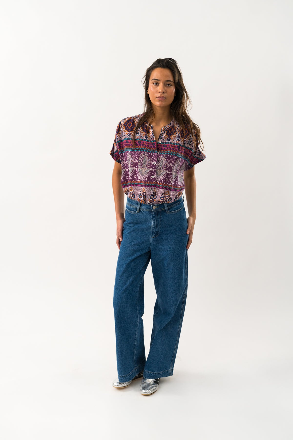 Lollys Laundry MyaLL Hemdbluse Shirt Blumenmuster