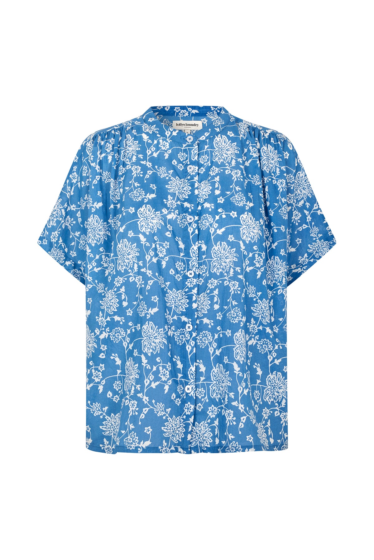 Lollys Laundry MyaLL Hemdbluse Shirt Blau