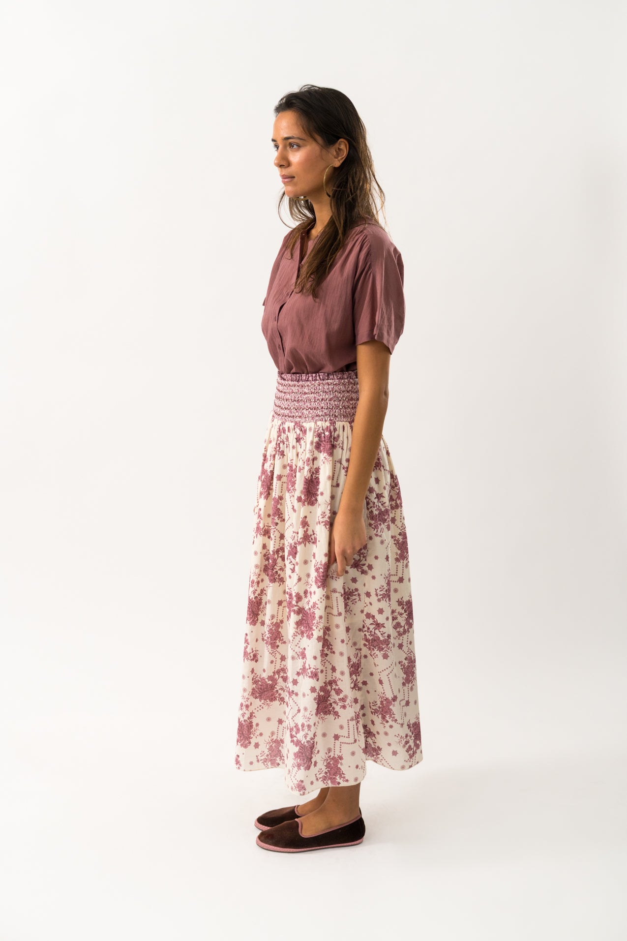 Lollys Laundry MyaLL Hemdbluse Shirt 34 Mauve