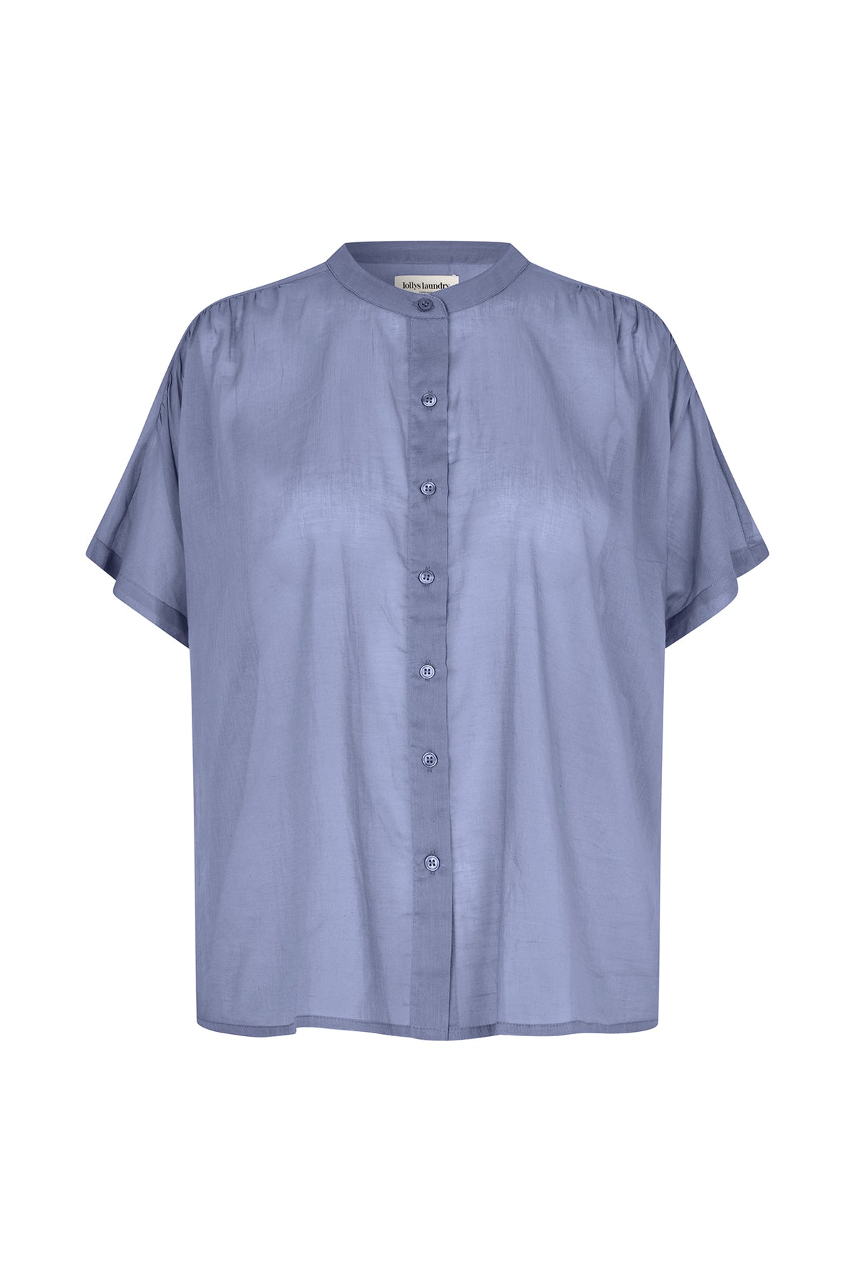 Lollys Laundry MyaLL Hemdbluse Shirt Blau