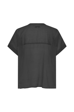 Lollys Laundry MyaLL Hemdbluse Shirt Verblasstes Schwarz