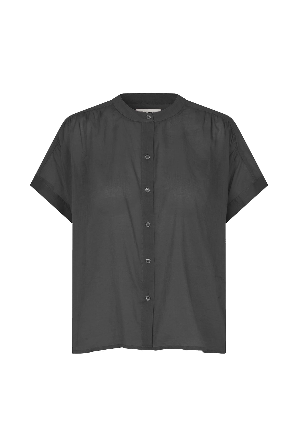 Lollys Laundry MyaLL Hemdbluse Shirt Verblasstes Schwarz