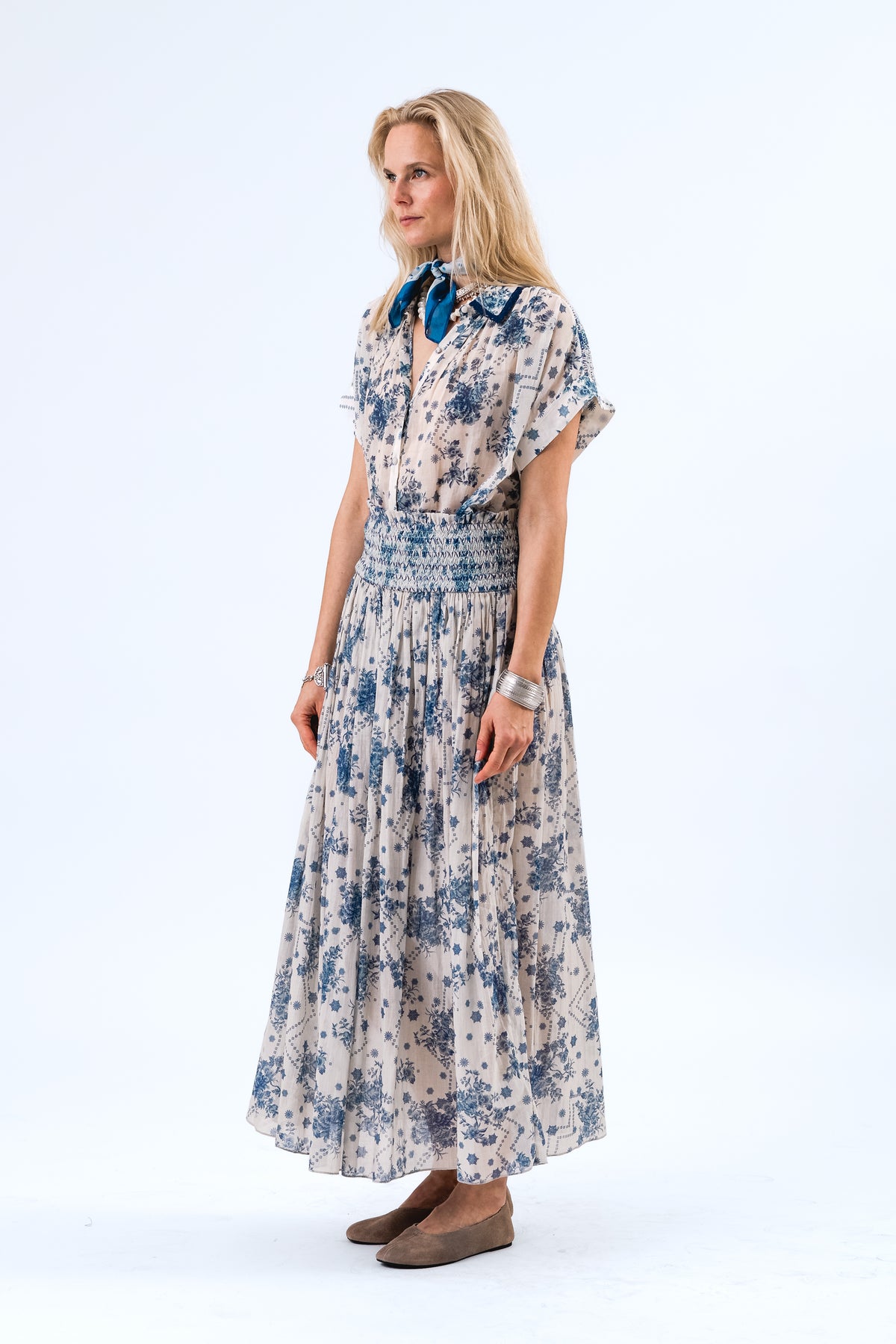 Lollys Laundry MyraLL Maxi Rock Skirt Dunkelblau