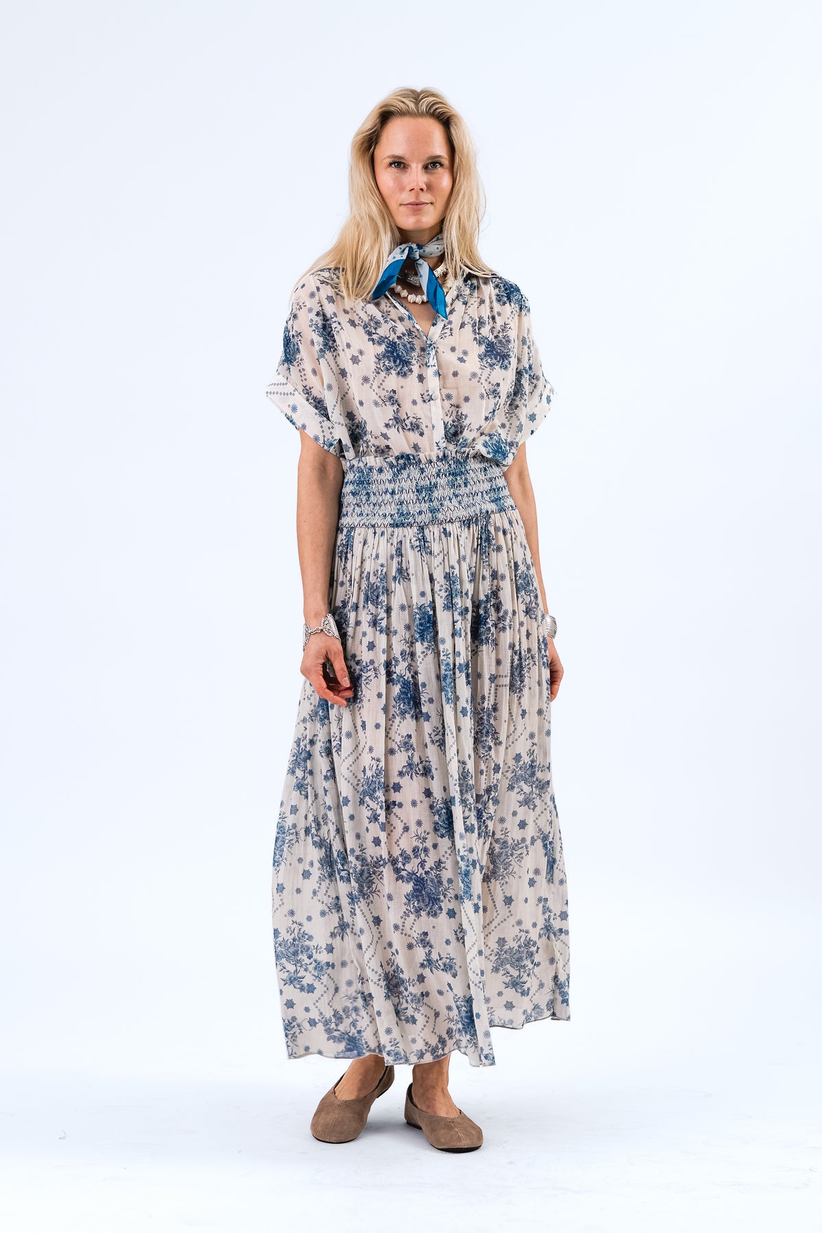 Lollys Laundry MyraLL Maxi Rock Skirt Dunkelblau