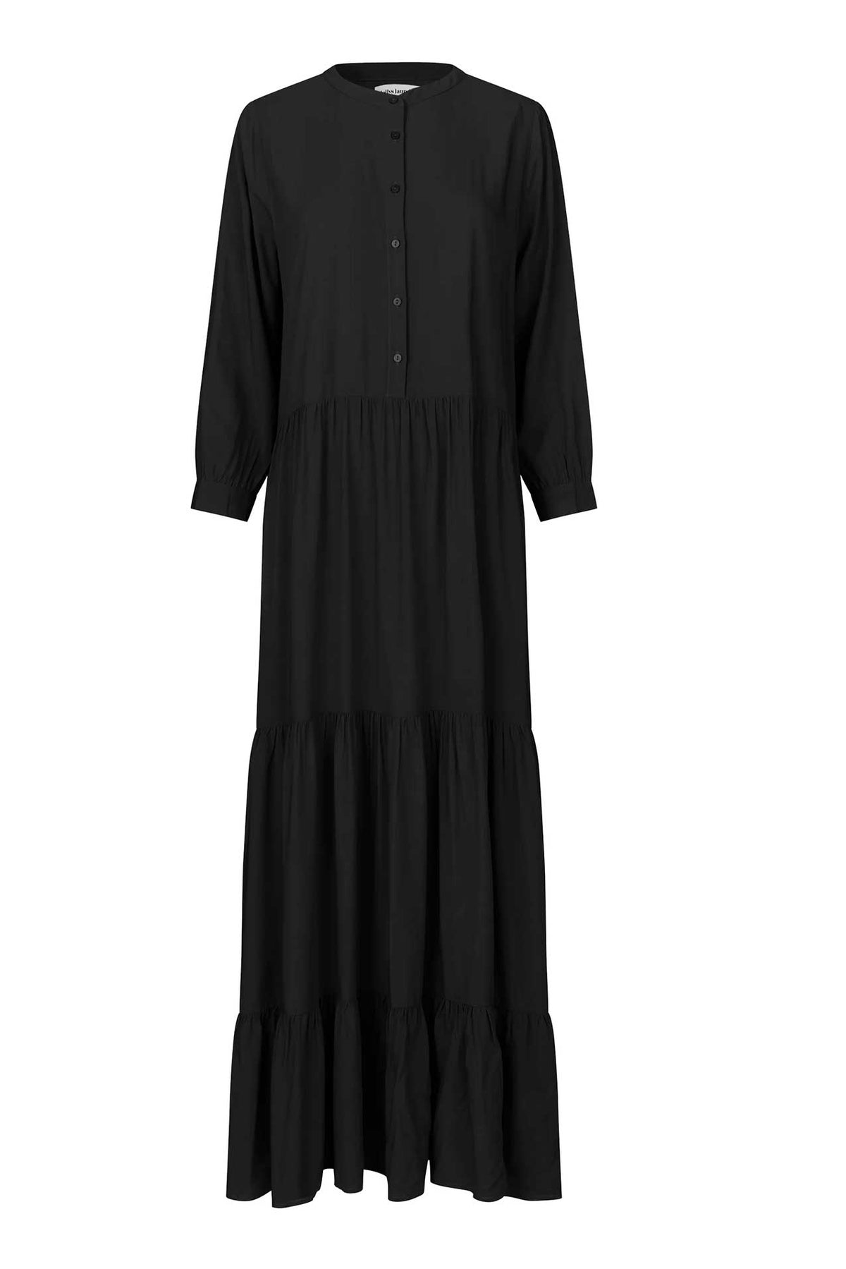 Lollys Laundry NeeLL Maxi Dress LS Dress Schwarz