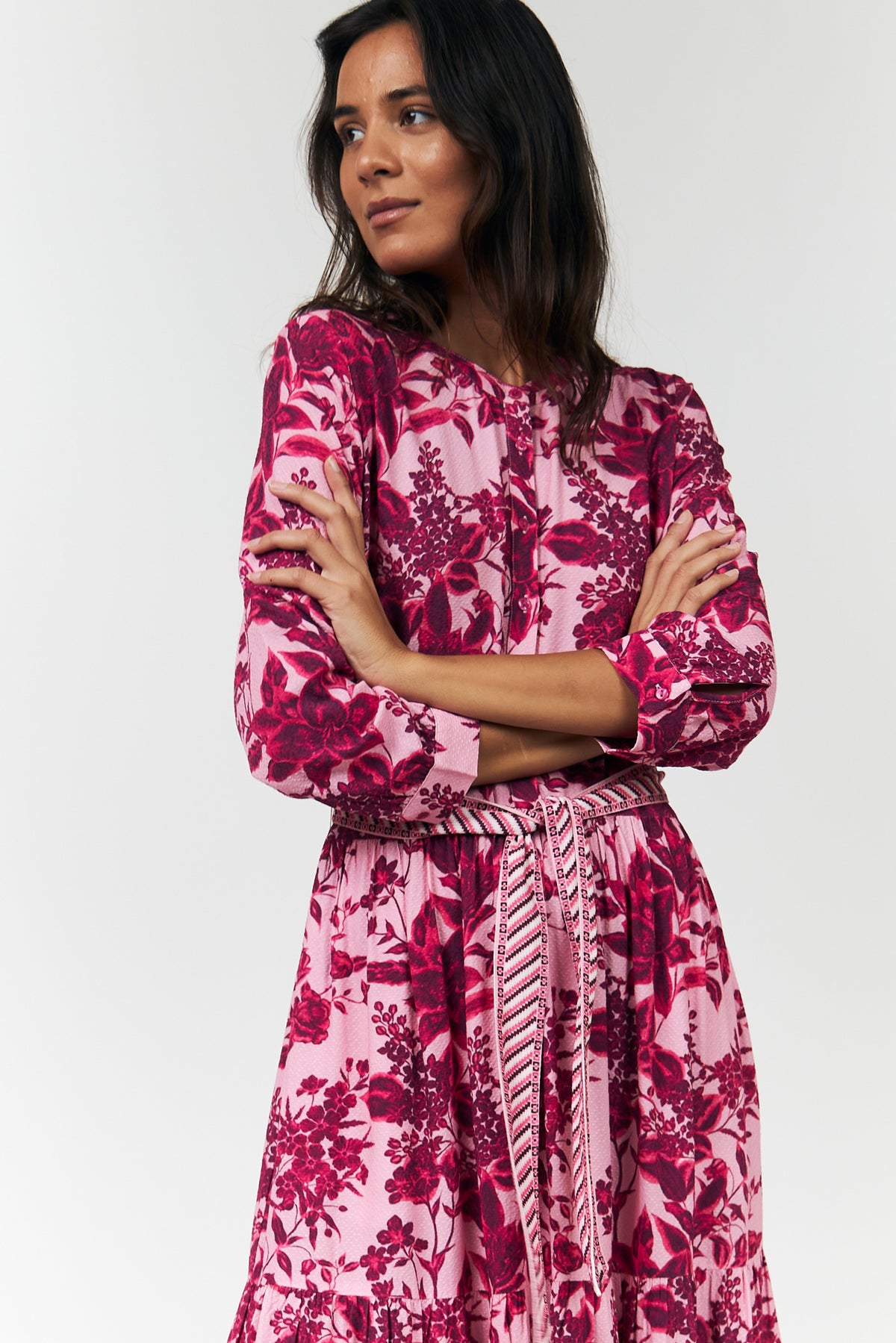 Lollys Laundry NeeLL Maxi Kleid Dress Pink